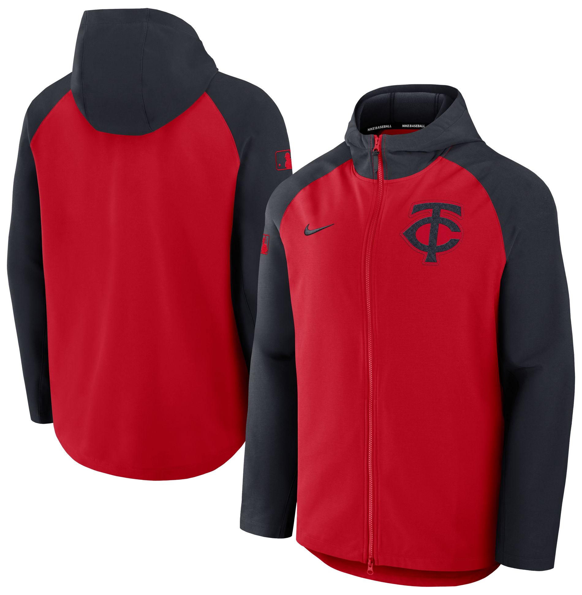 Nike Men's Minnesota Twins Red Therma Authentic Collection Full-Zip Jacket product image