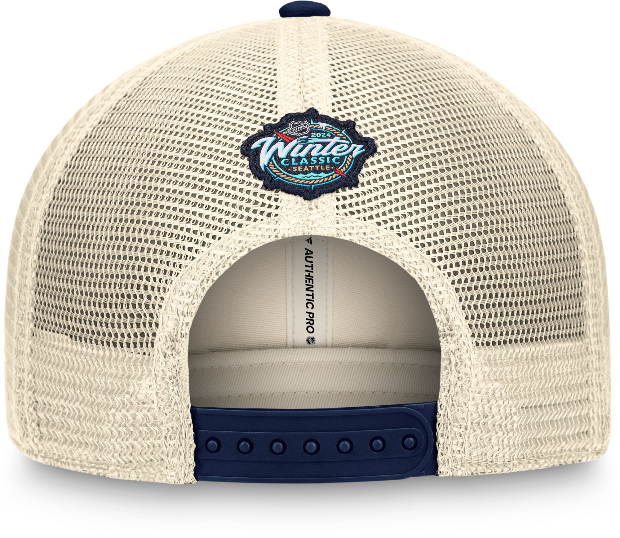 Dick's Sporting Goods NHL Adult 2023-2024 Winter Classic Seattle Kraken Unstructured  Trucker Hat