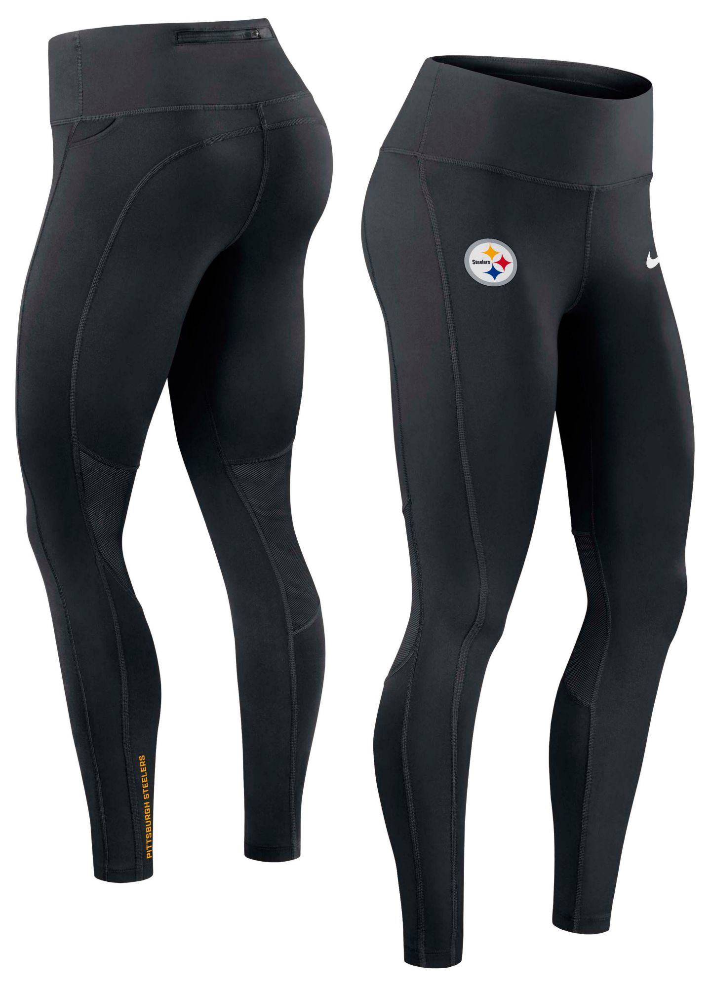 Nike Women's Pittsburgh Steelers Black Dri-FIT Leggings product image