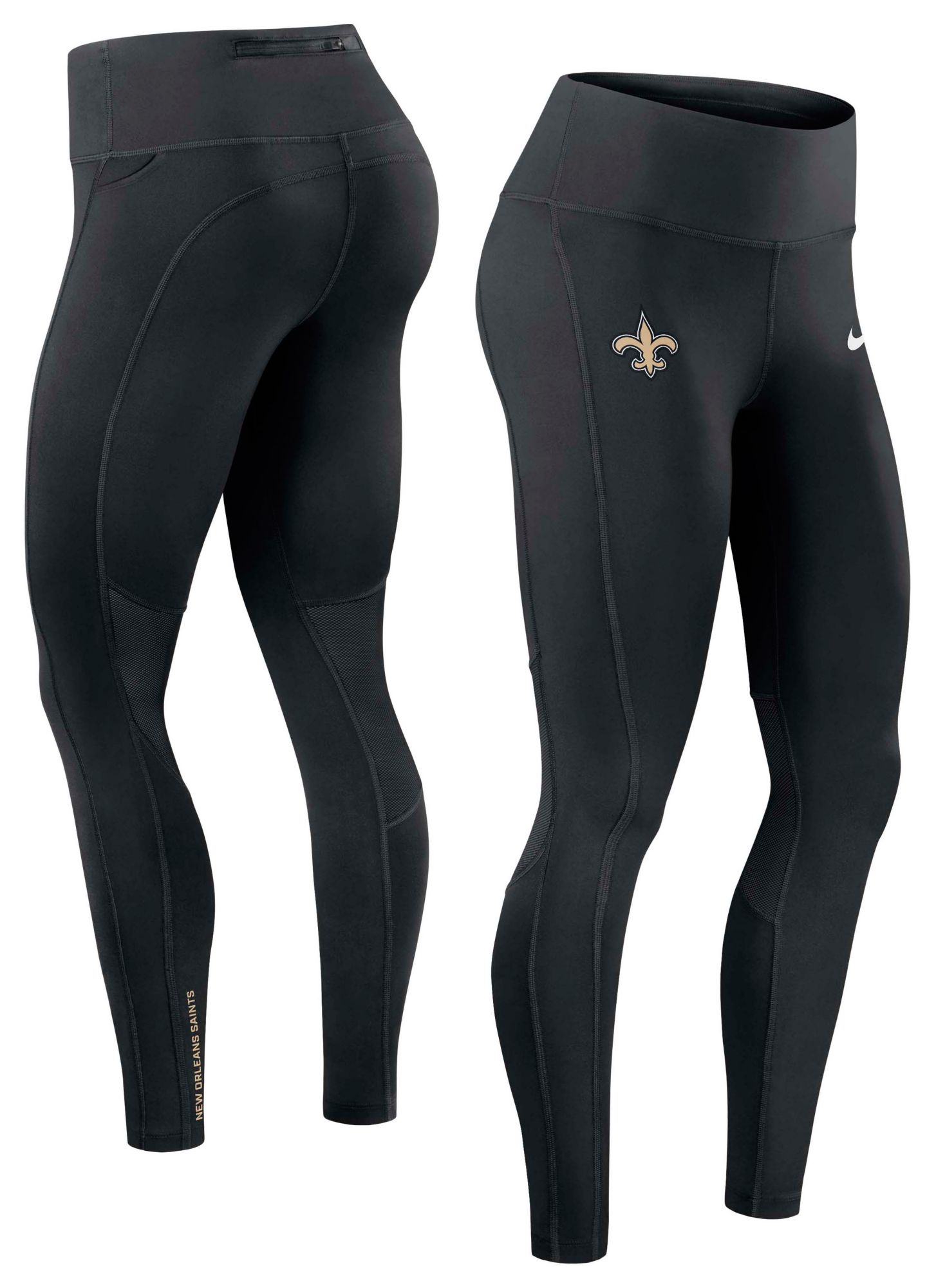 Nike Women's New Orleans Saints Black Dri-FIT Leggings product image