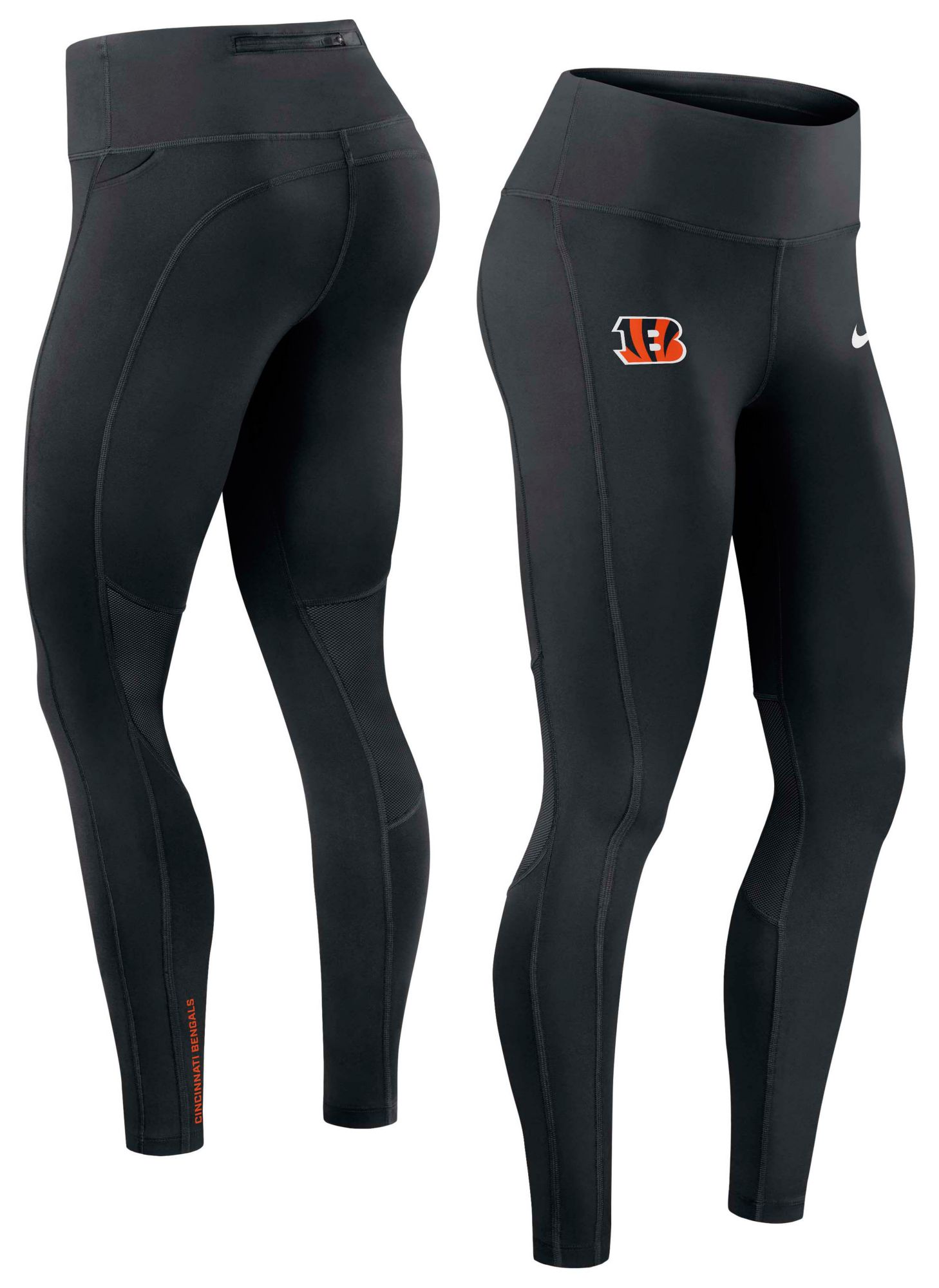 Nike Women's Cincinnati Bengals Black Dri-FIT Leggings product image
