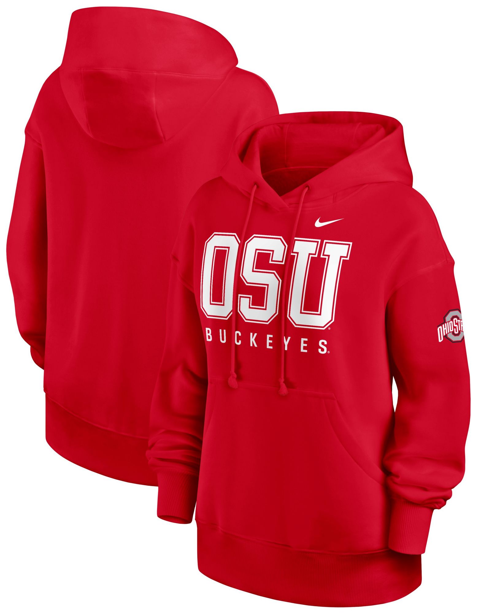 Nike Women's Ohio State Buckeyes Red Sideline Hoodie product image