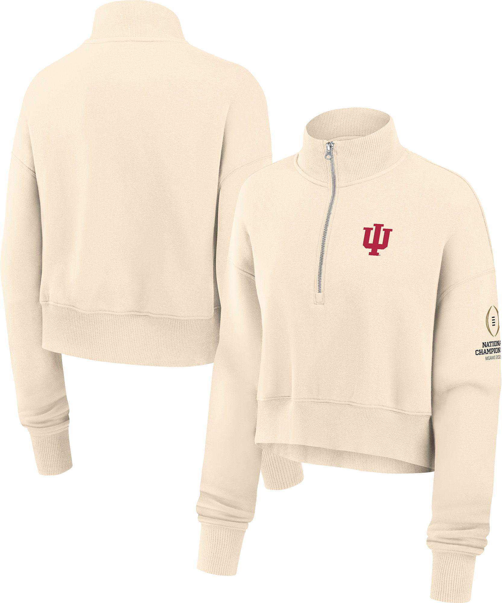 NCAA Women's 2026 National Championship Bound Indiana Hoosiers Cropped Quarter-Zip product image