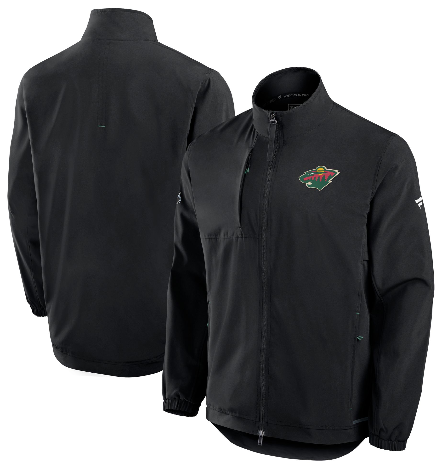 NHL Men's Minnesota Wild Black Coach Jacket product image