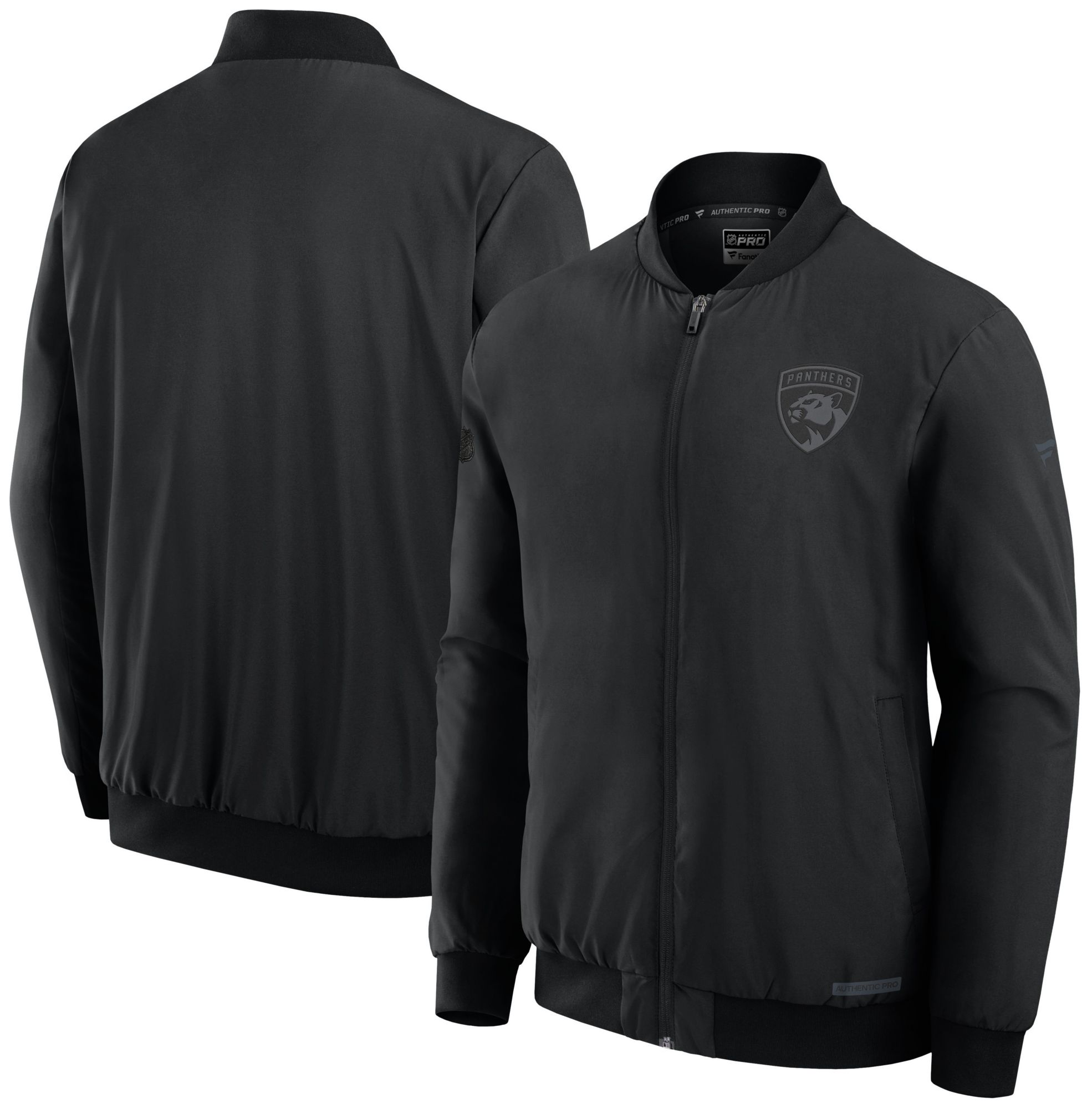 NHL Adult Florida Panthers 2024 Authentic Pro Black Bomber Jacket product image