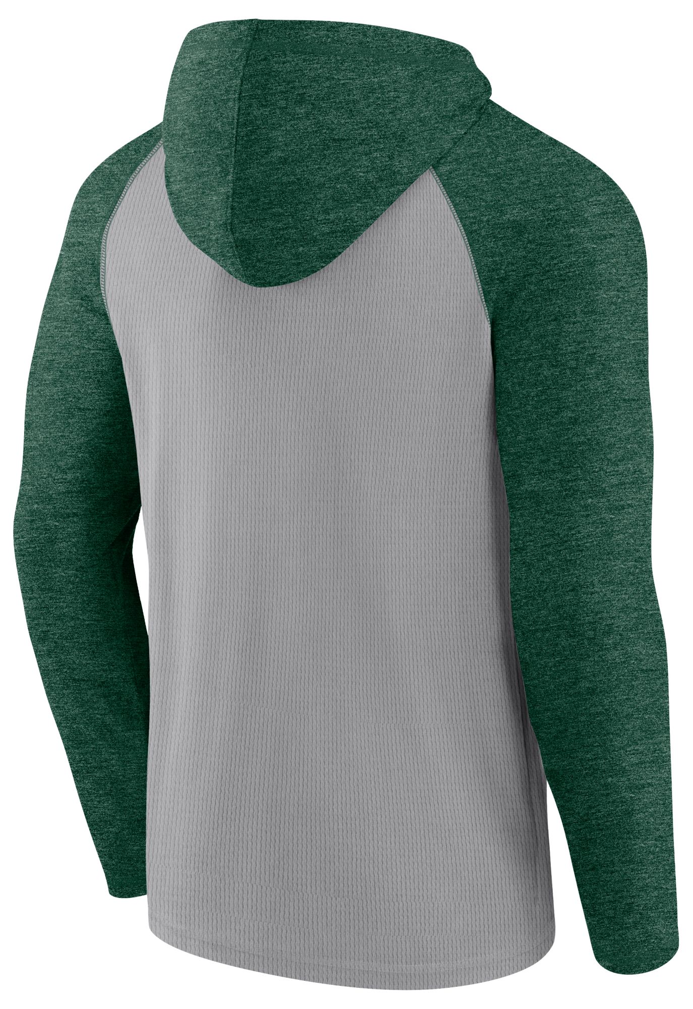 NCAA Men's Miami Hurricanes Grey Quality Hooded Long Sleeve T-Shirt product image
