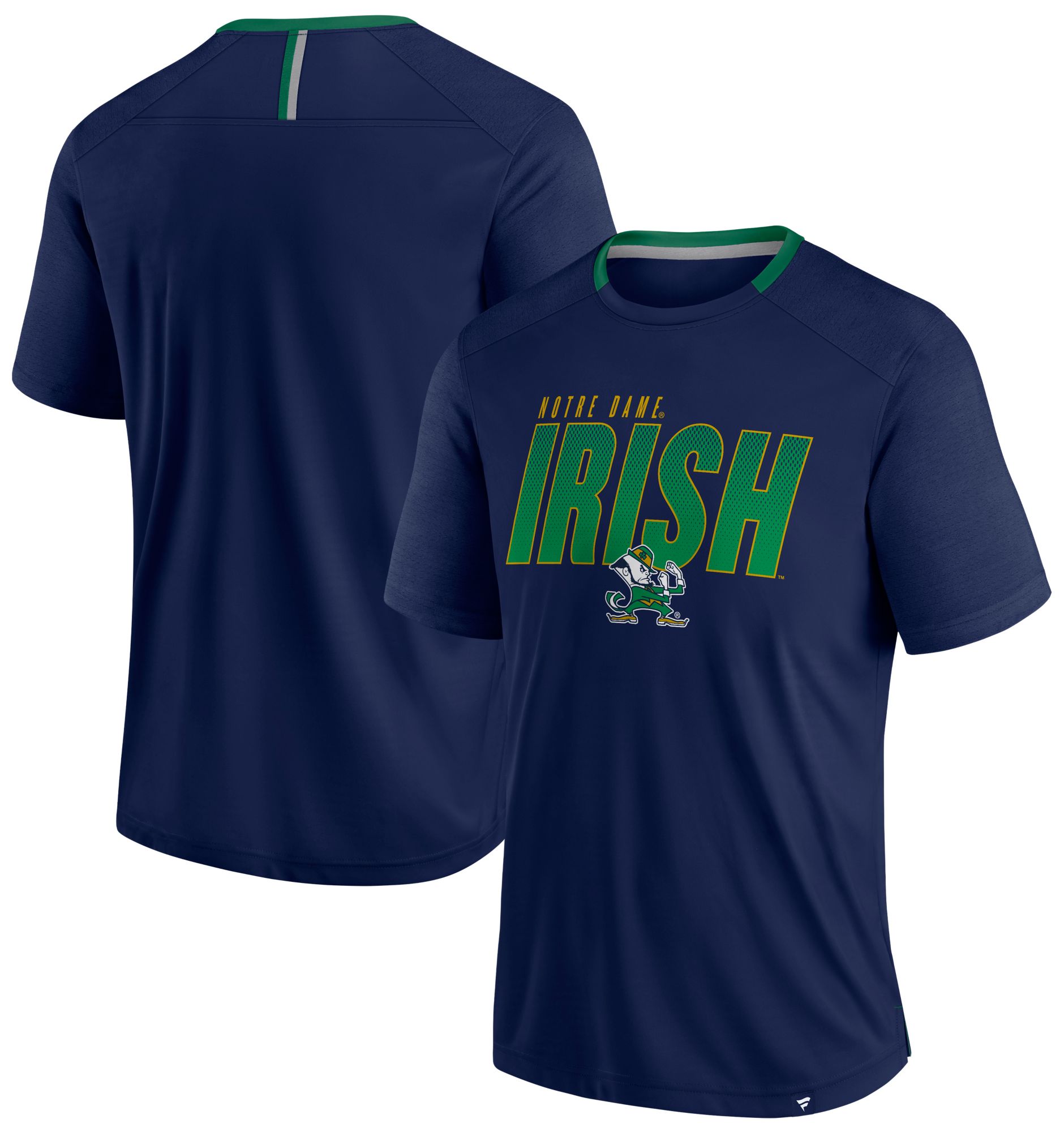 NCAA Men's Notre Dame Fighting Irish Navy Defender T-Shirt product image