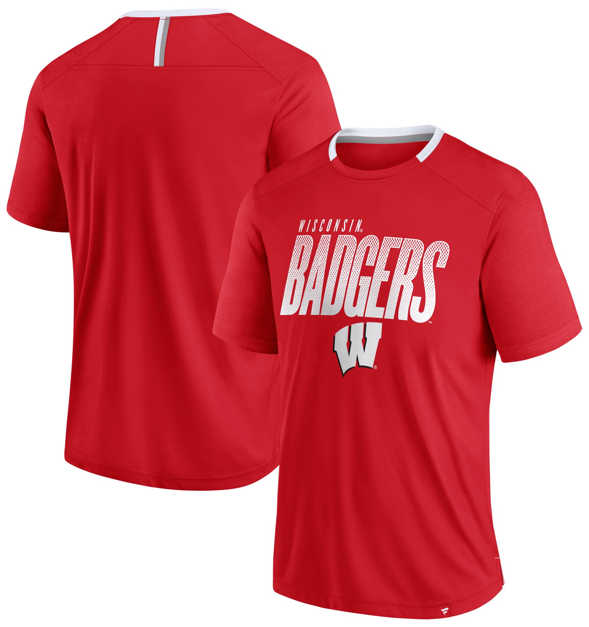 NCAA Men's Wisconsin Badgers Red Defender T-Shirt product image