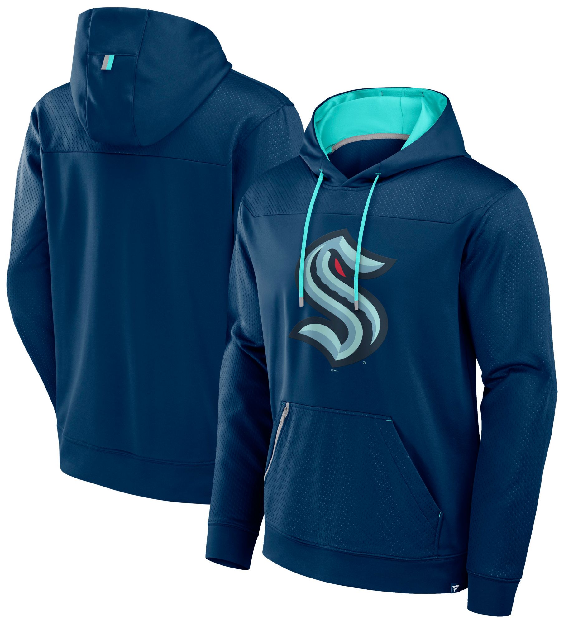 NHL Adult Seattle Kraken Defender Navy Pullover Hoodie product image