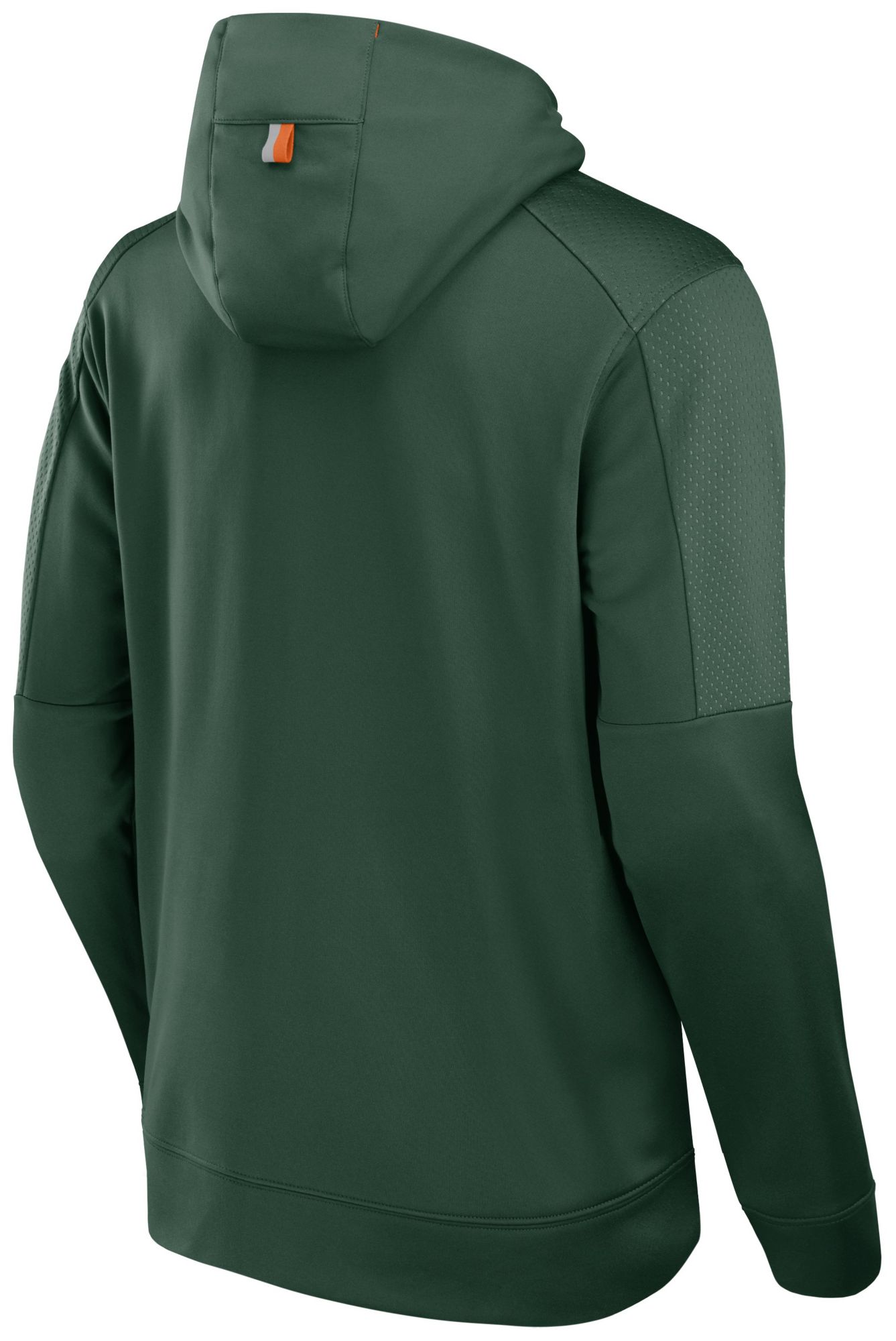 NCAA Men's Miami Hurricanes Green Defender Full-Zip Hoodie product image