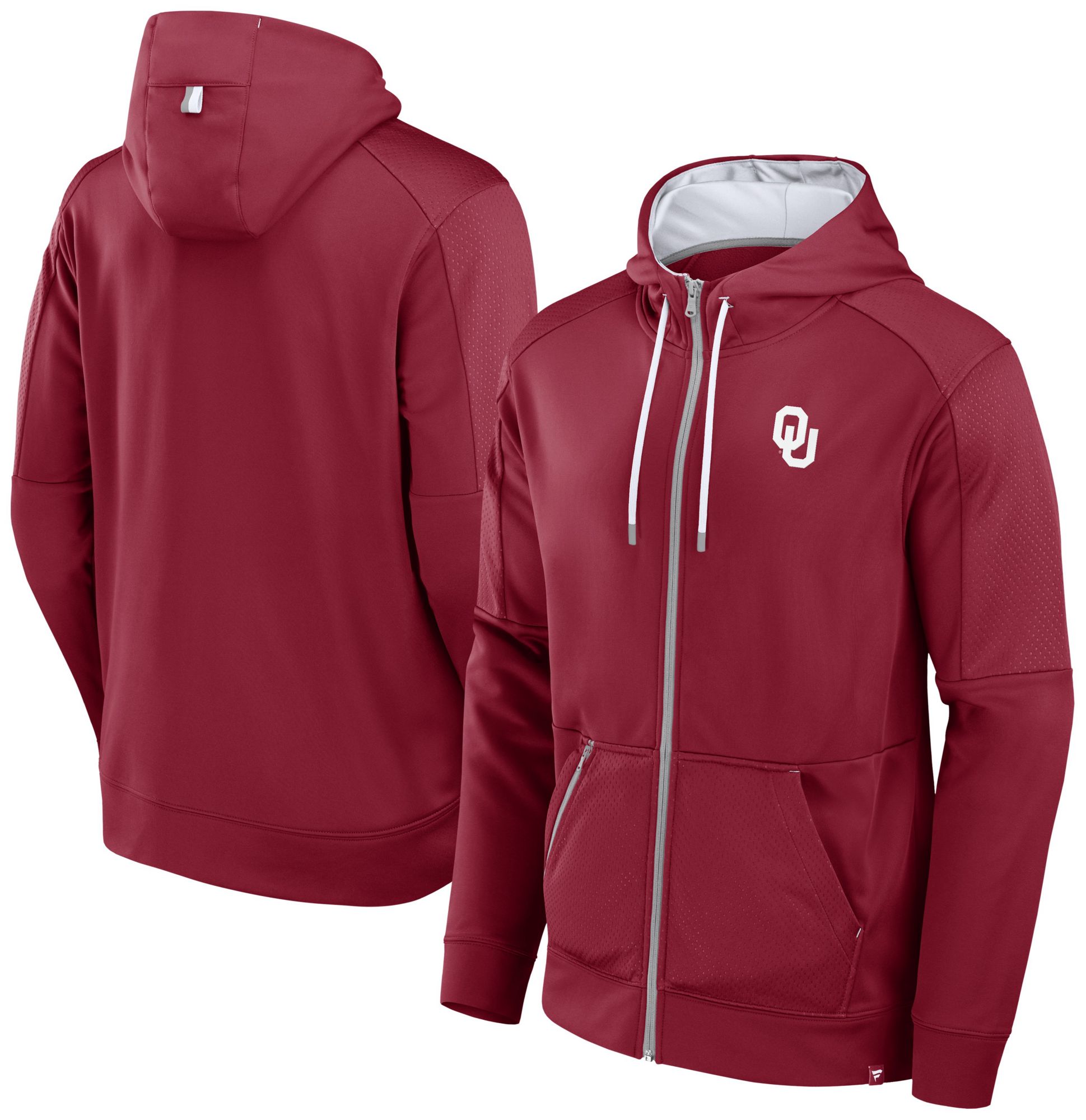 NCAA Men's Oklahoma Sooners Crimson Defender Full-Zip Hoodie product image