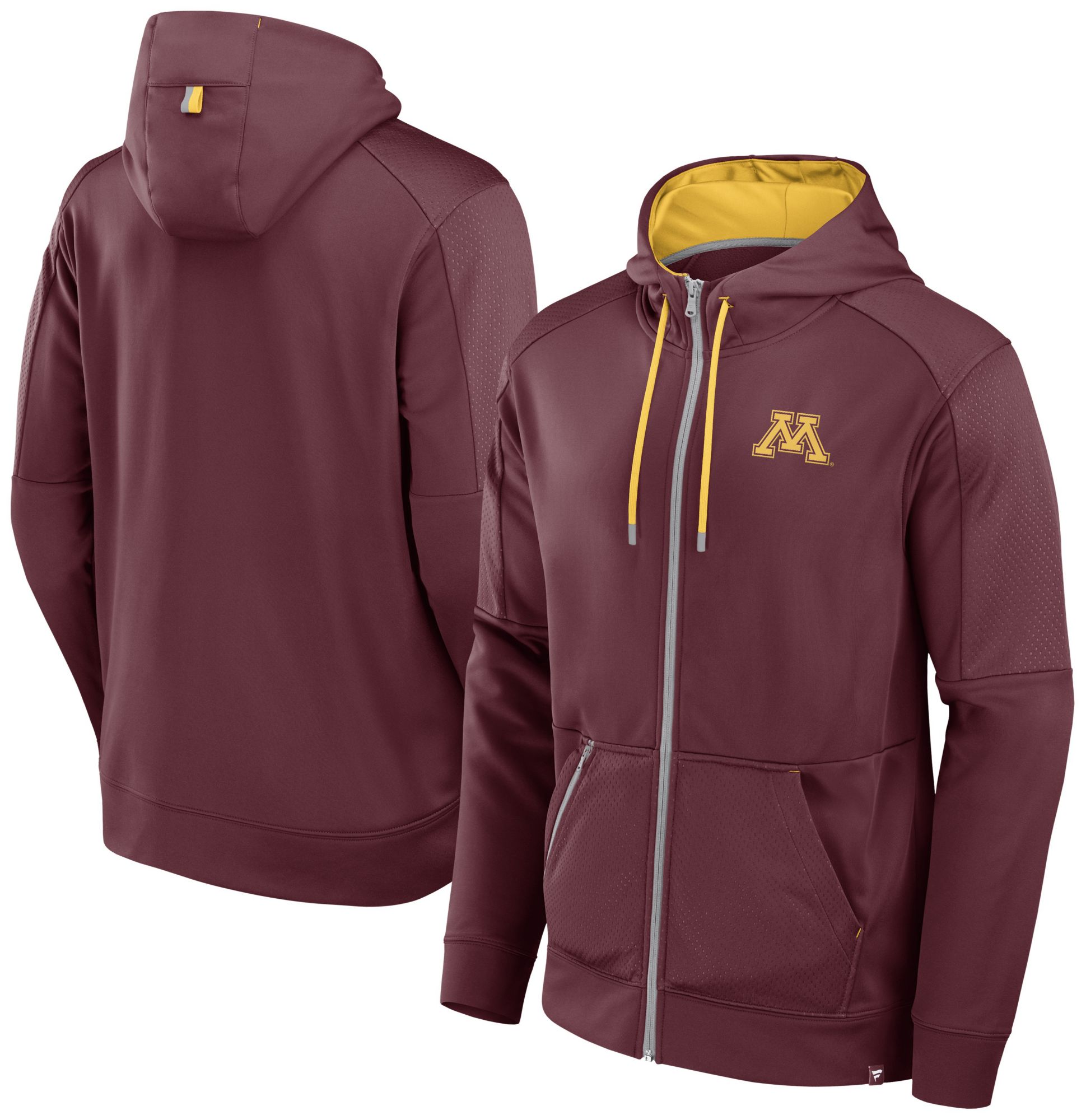 NCAA Men's Minnesota Golden Gophers Maroon Defender Full-Zip Hoodie product image