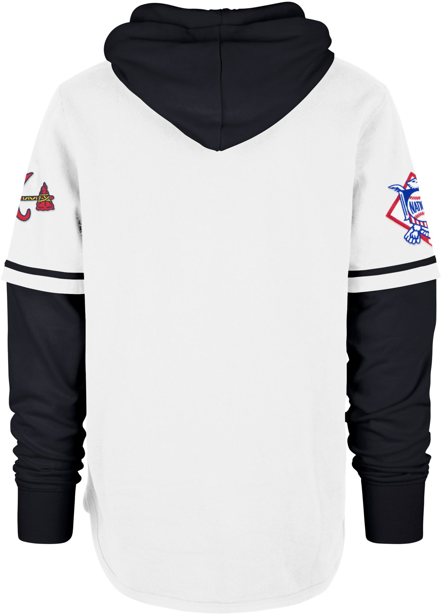 '47 Men's Atlanta Braves White Trifecta Shortstop Pullover product image