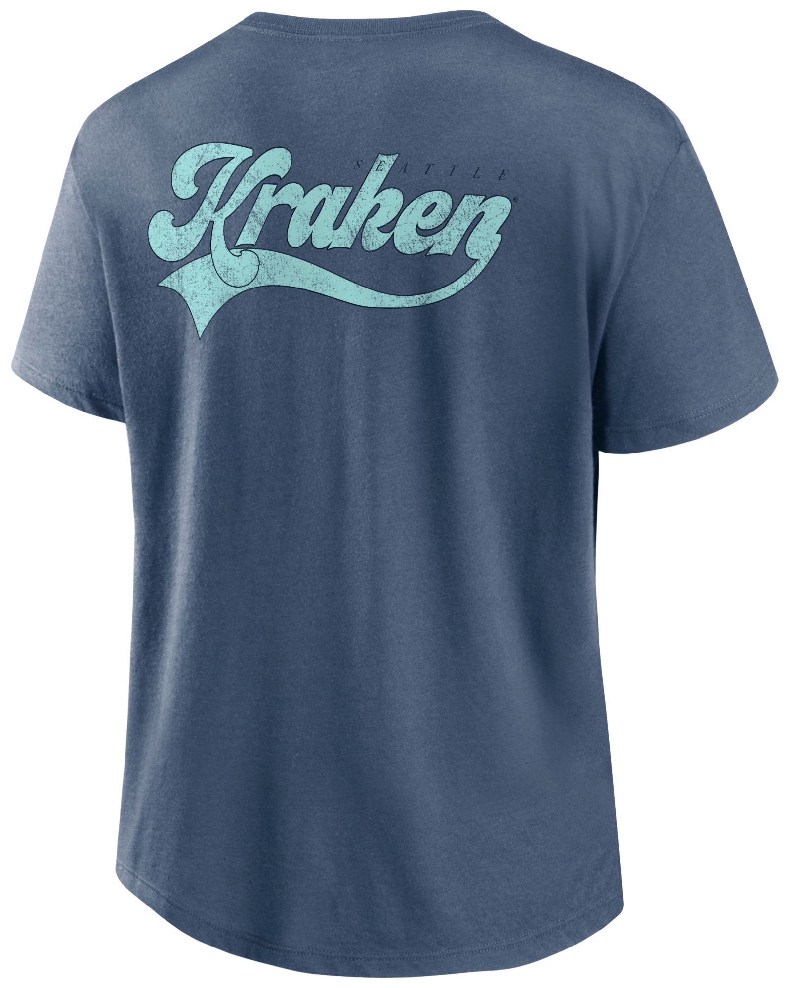 NHL Women's Seattle Kraken 2024-2025 Vintage Spirited Navy T-Shirt product image
