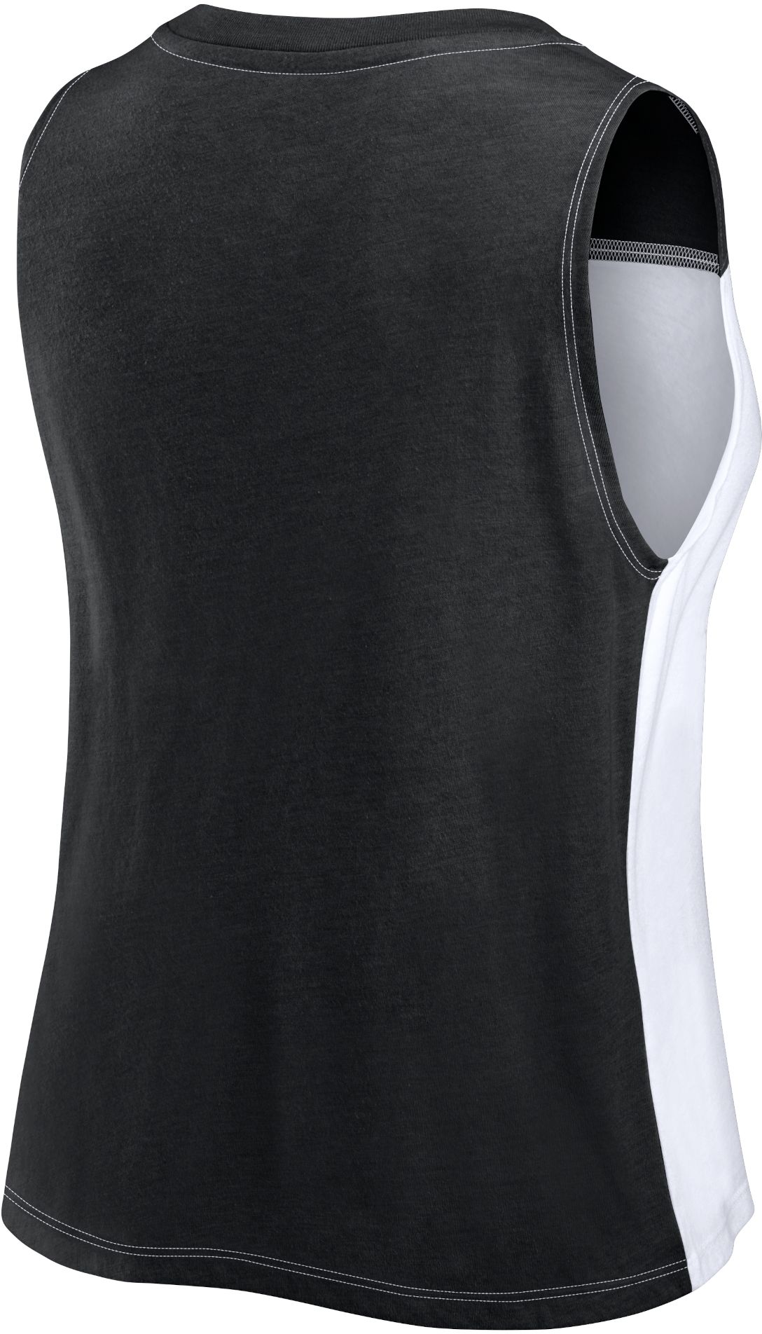 MLS Women's Inter Miami CF Color-Block Black Tank Top