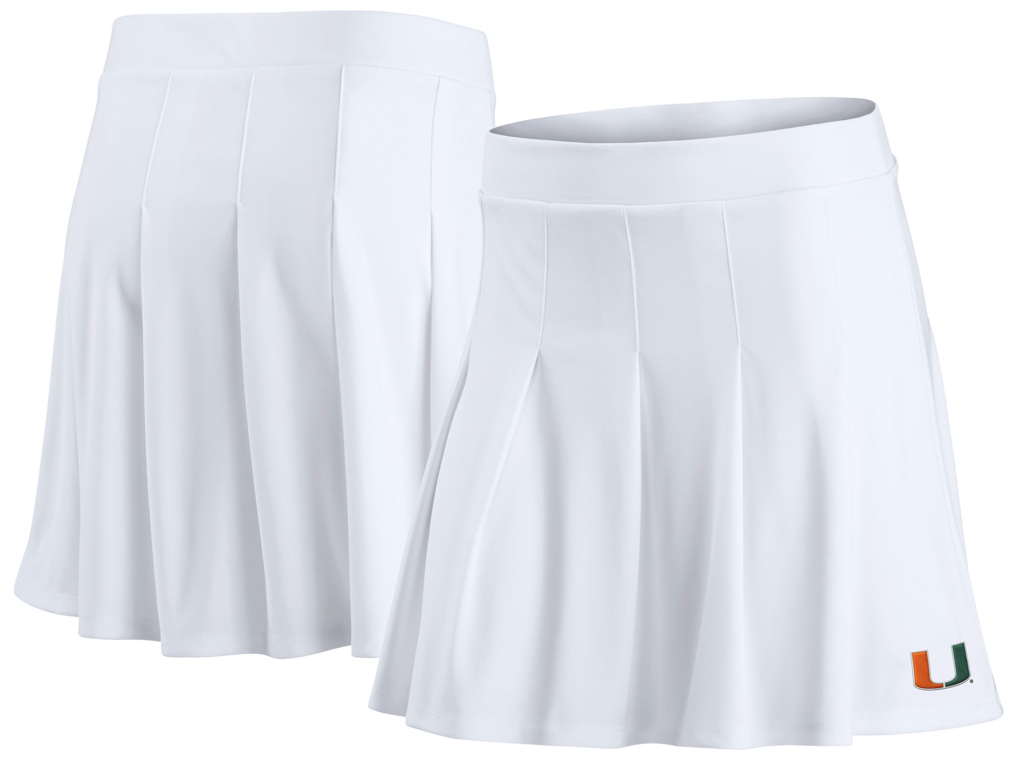 NCAA Women's Miami Hurricanes White Primary Skort product image
