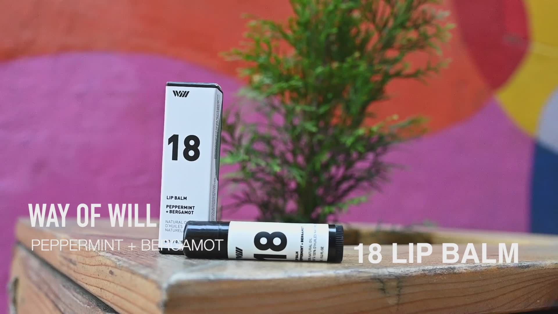 Way of Will 18 Peppermint + Bergamot Lip Balm product
