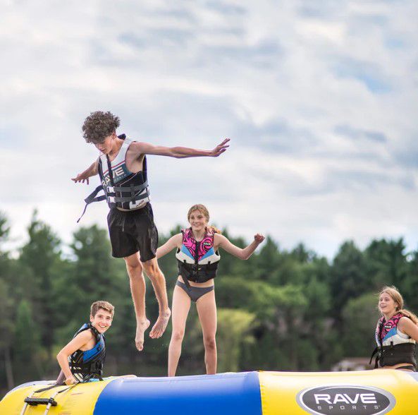 Rave Sports Bongo 20 Inflatable Water Bouncer product image