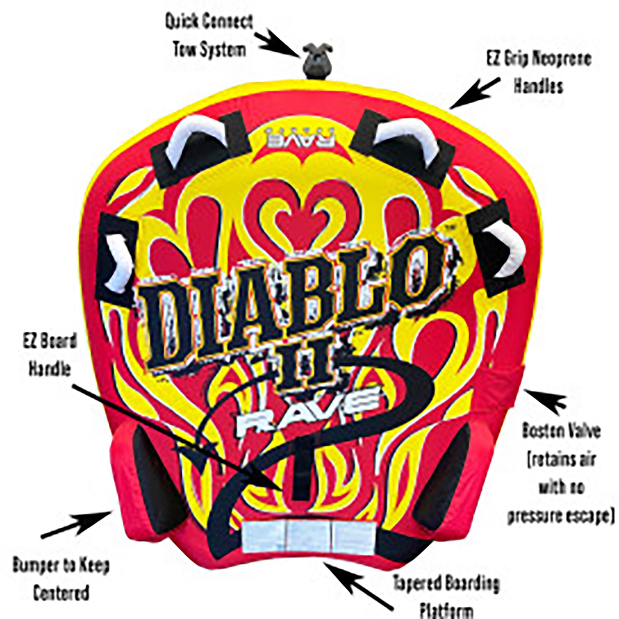 Rave Sports Diablo 2-Person Towable Tube product image