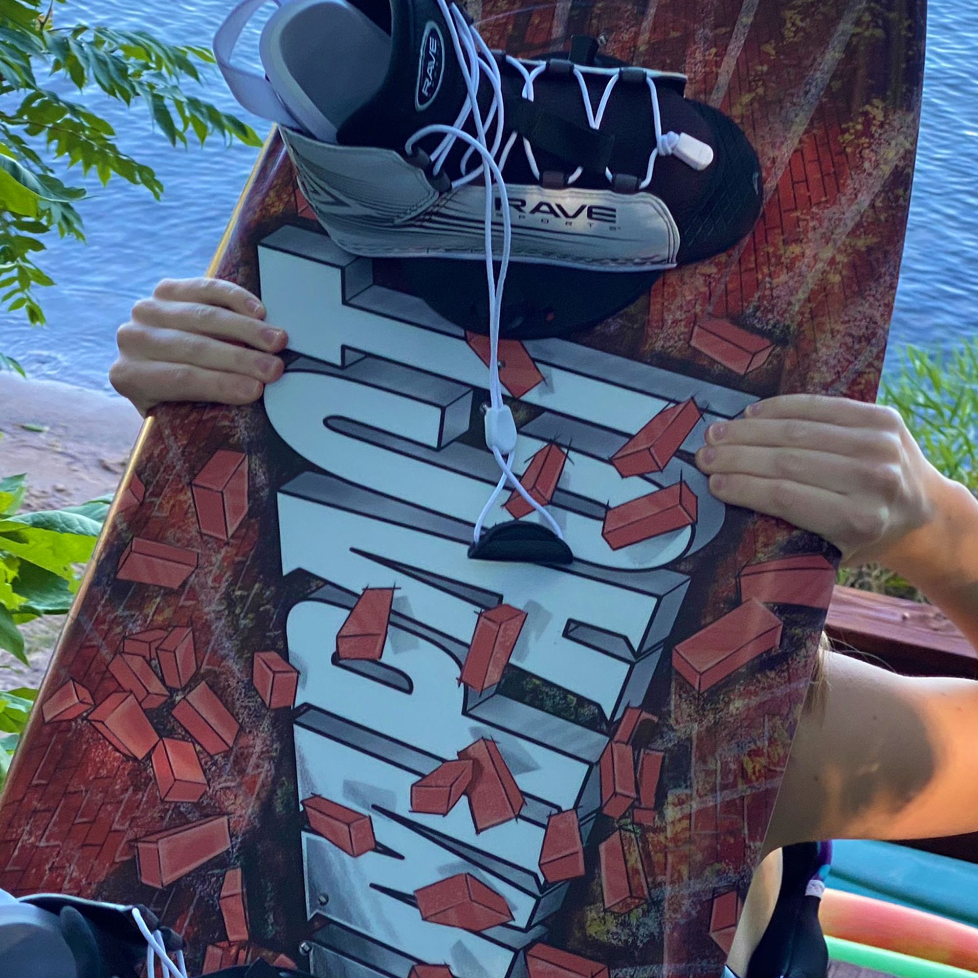 Rave Sports Junior Impact Youth Wakeboard with Charger Boots product image