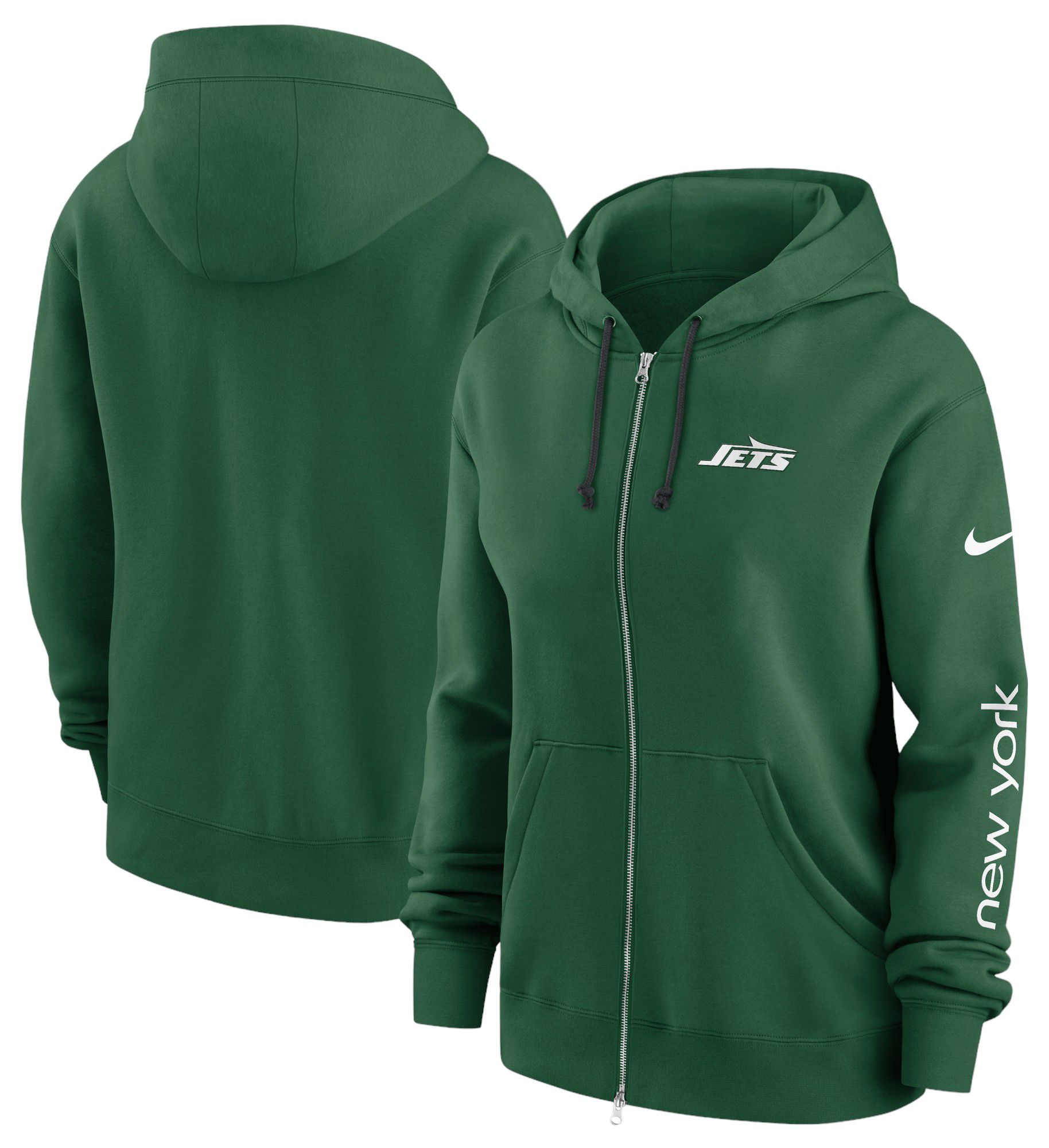 Nike Women's New York Jets Phoenix Green Full-Zip Hoodie product image