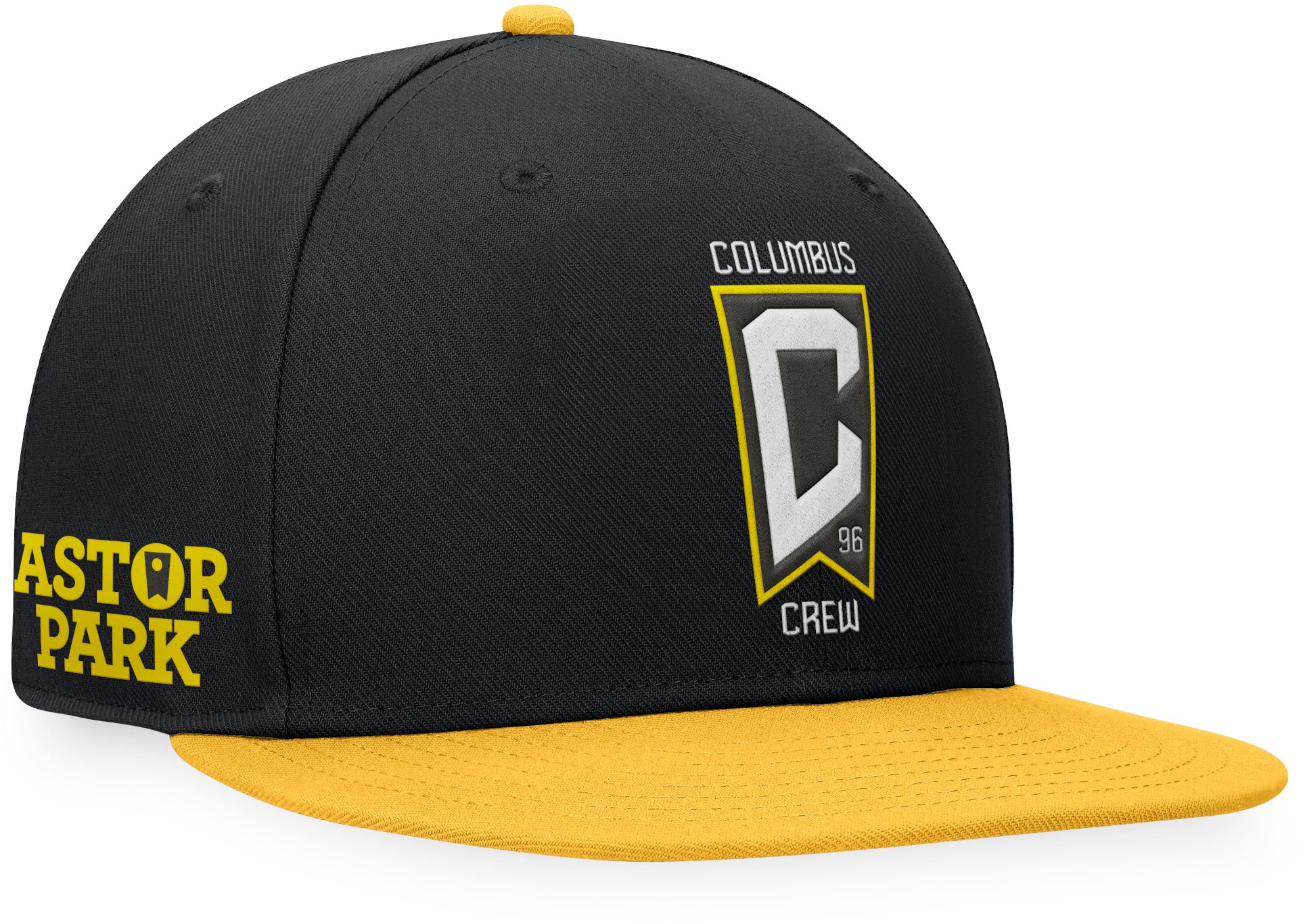 MLS Adult Columbus Crew Downtown Black Adjustable Hat