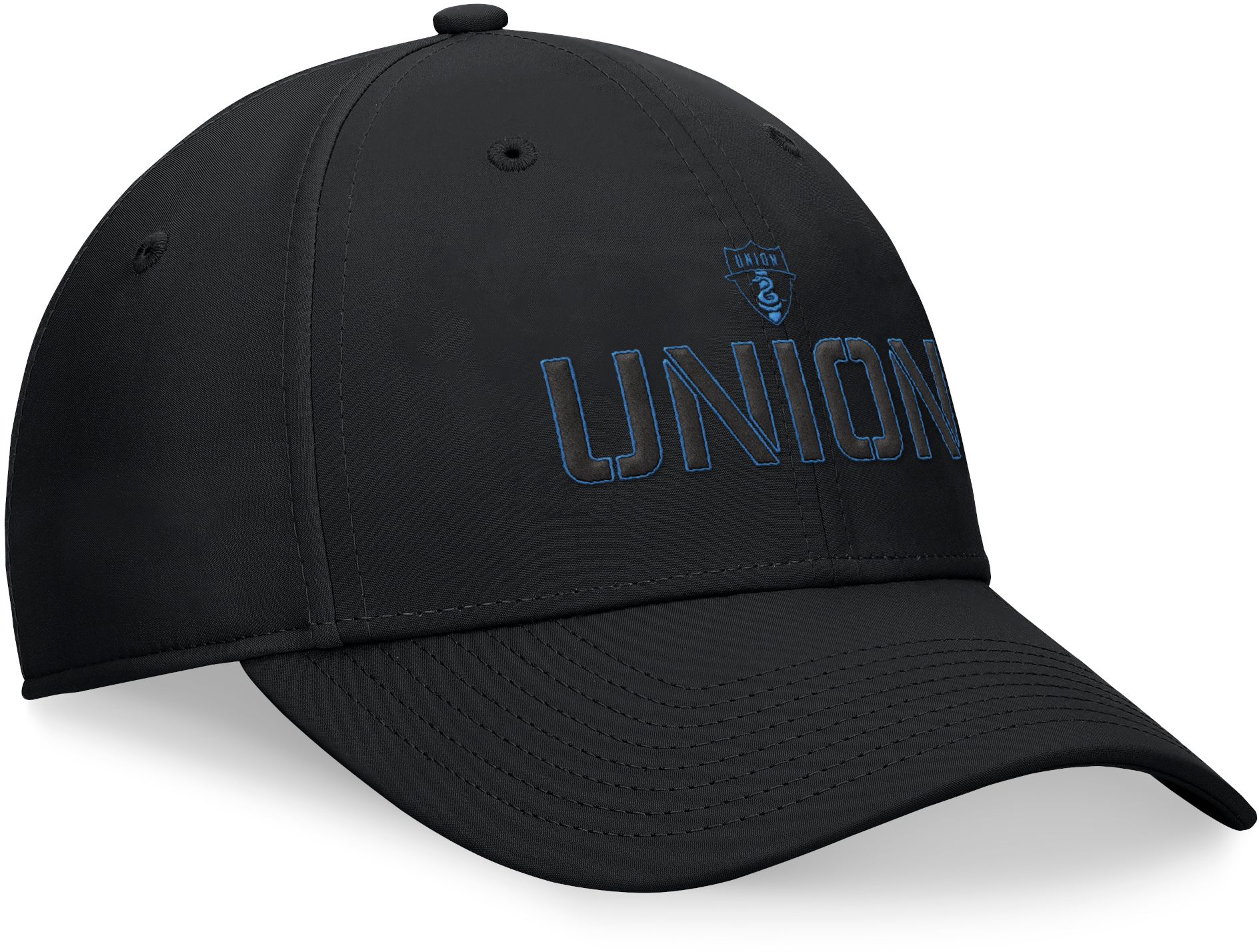 MLS Adult Philadelphia Union Fundamental Black Flexfit Hat product image