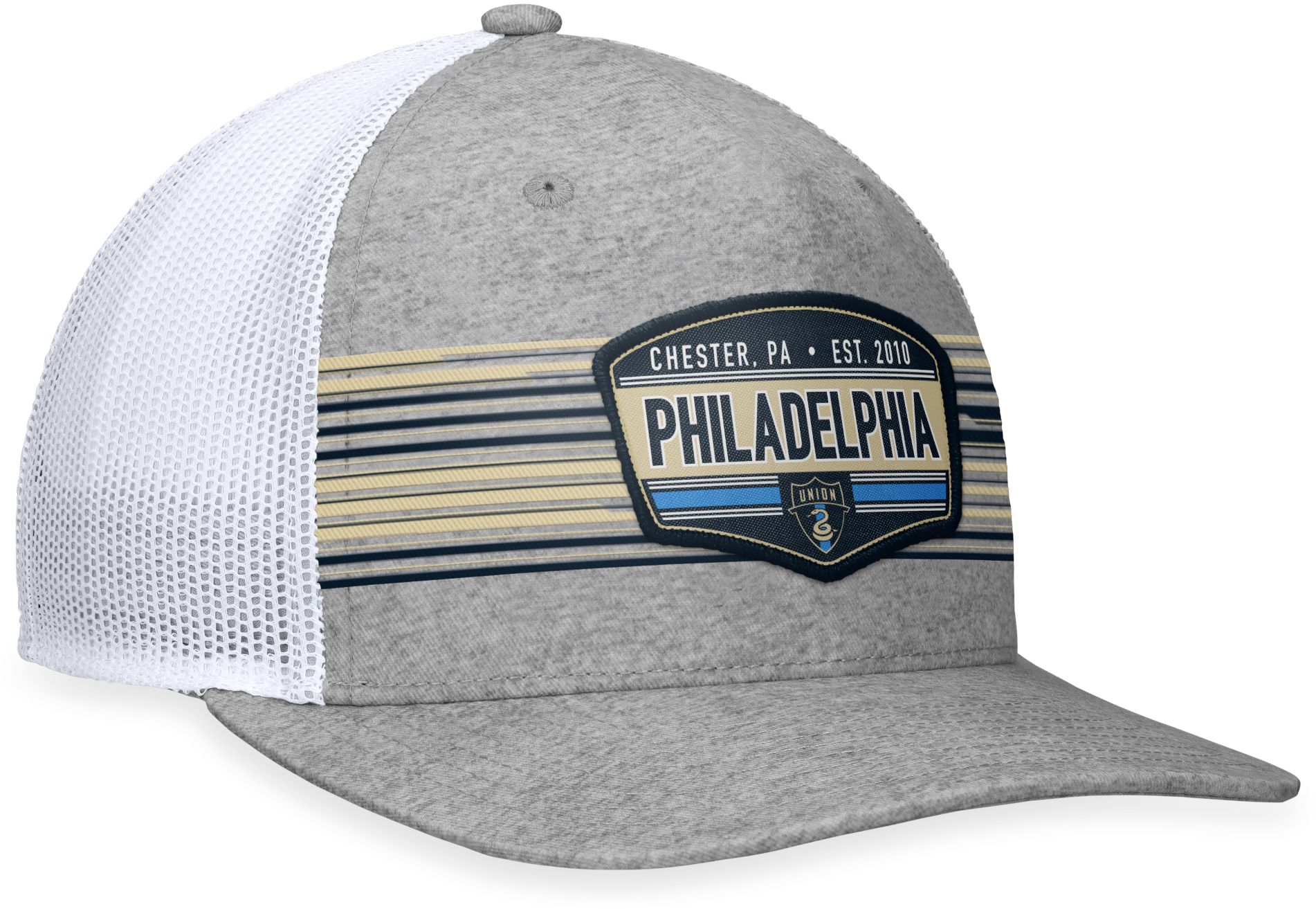 MLS Adult Philadelphia Union Stroke Grey Trucker Hat