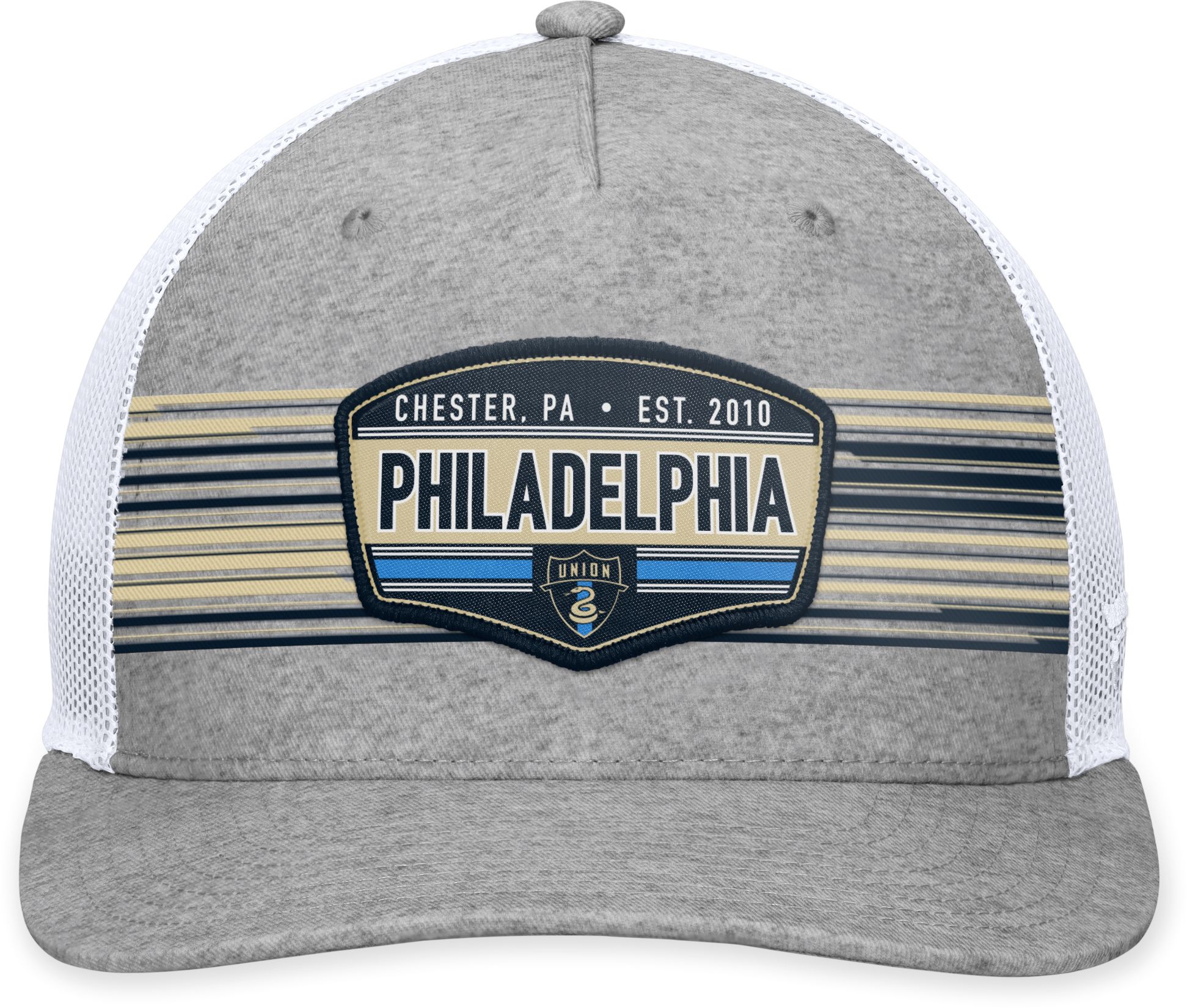 MLS Adult Philadelphia Union Stroke Grey Trucker Hat