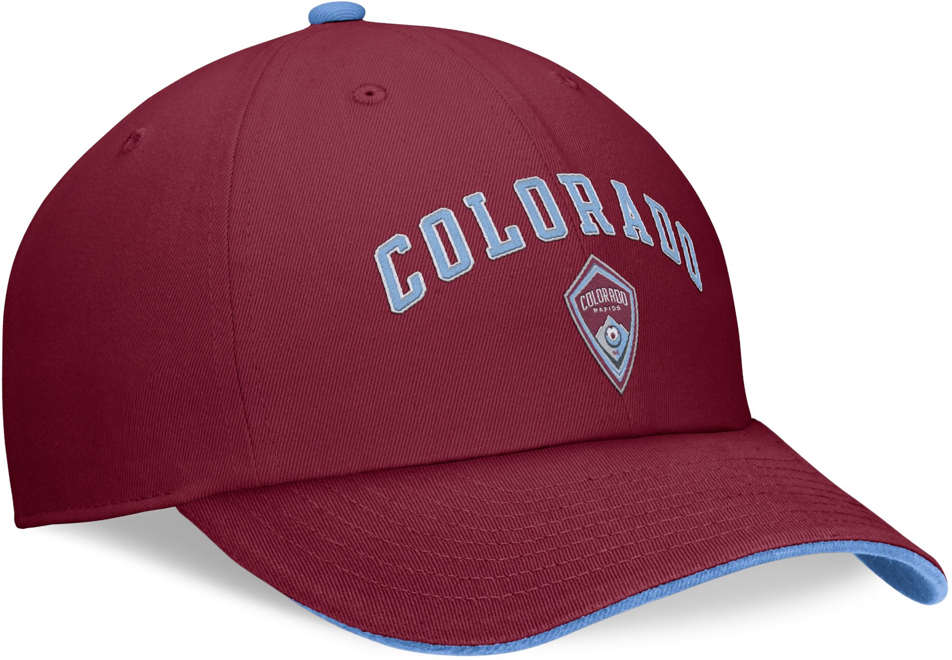 MLS Adult Colorado Rapids Old School Maroon Unstructured Adjustable Hat product image