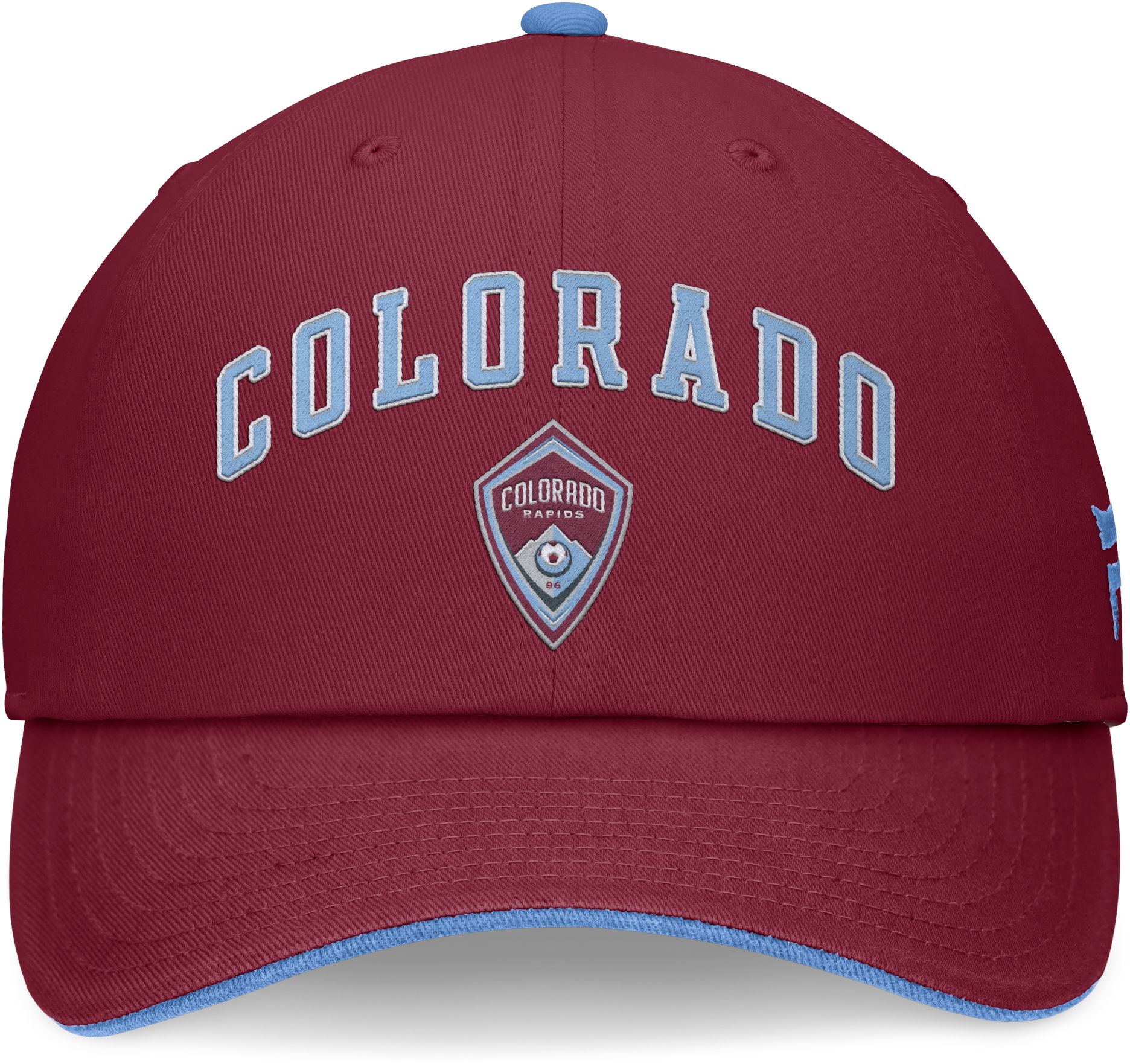 MLS Adult Colorado Rapids Old School Maroon Unstructured Adjustable Hat product image