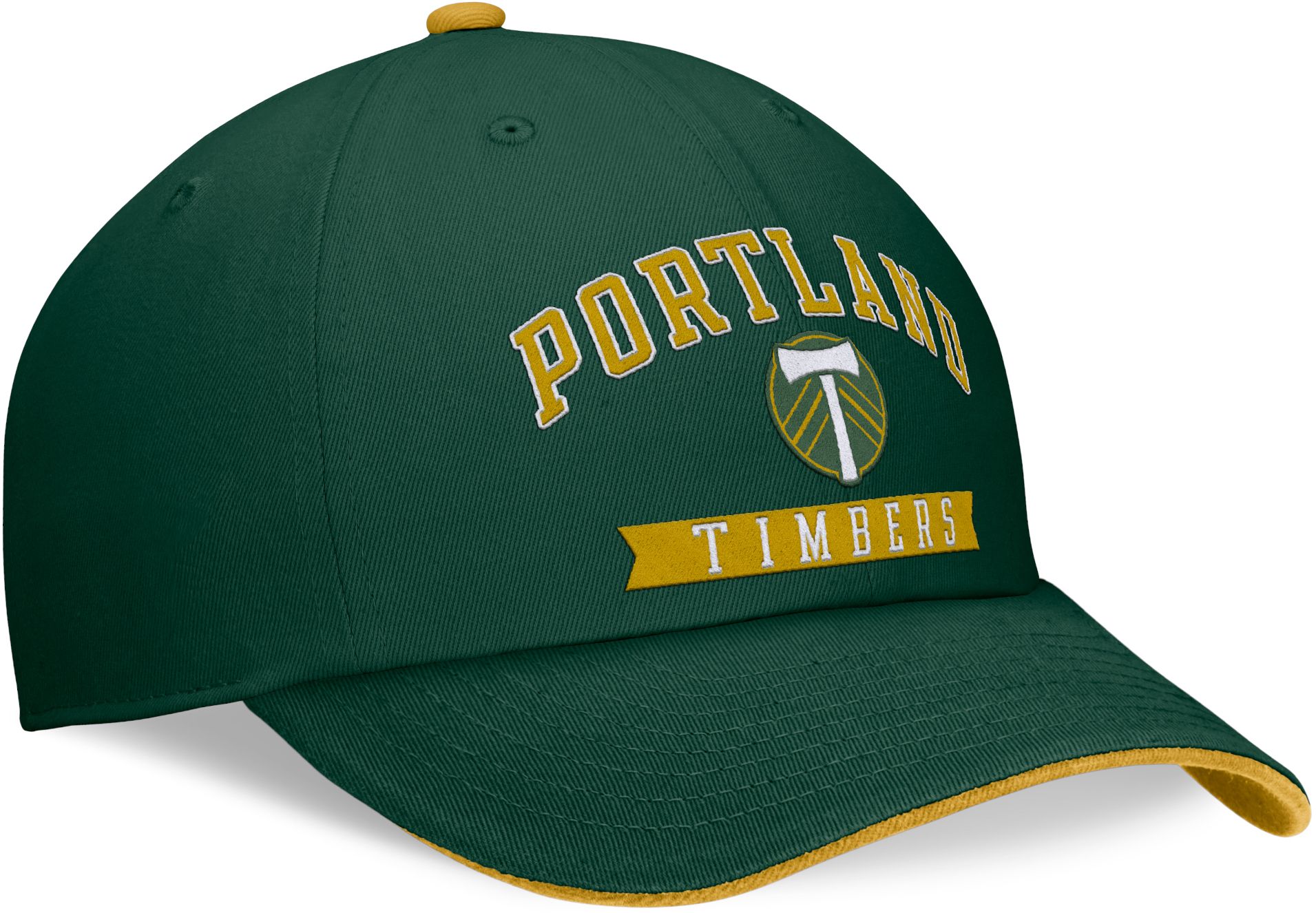 MLS Adult Portland Timbers Old School Green Unstructured Adjustable Hat product image