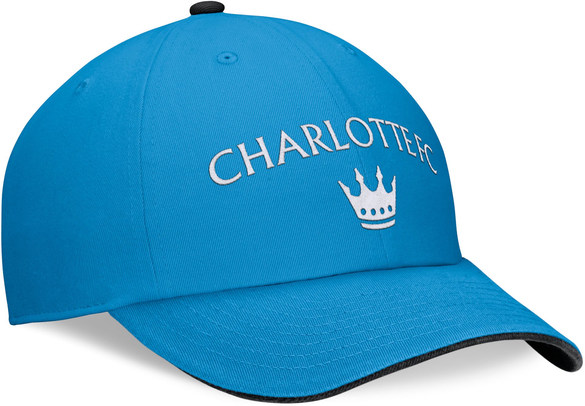 MLS Adult Charlotte FC Old School Blue Unstructured Adjustable Hat product image
