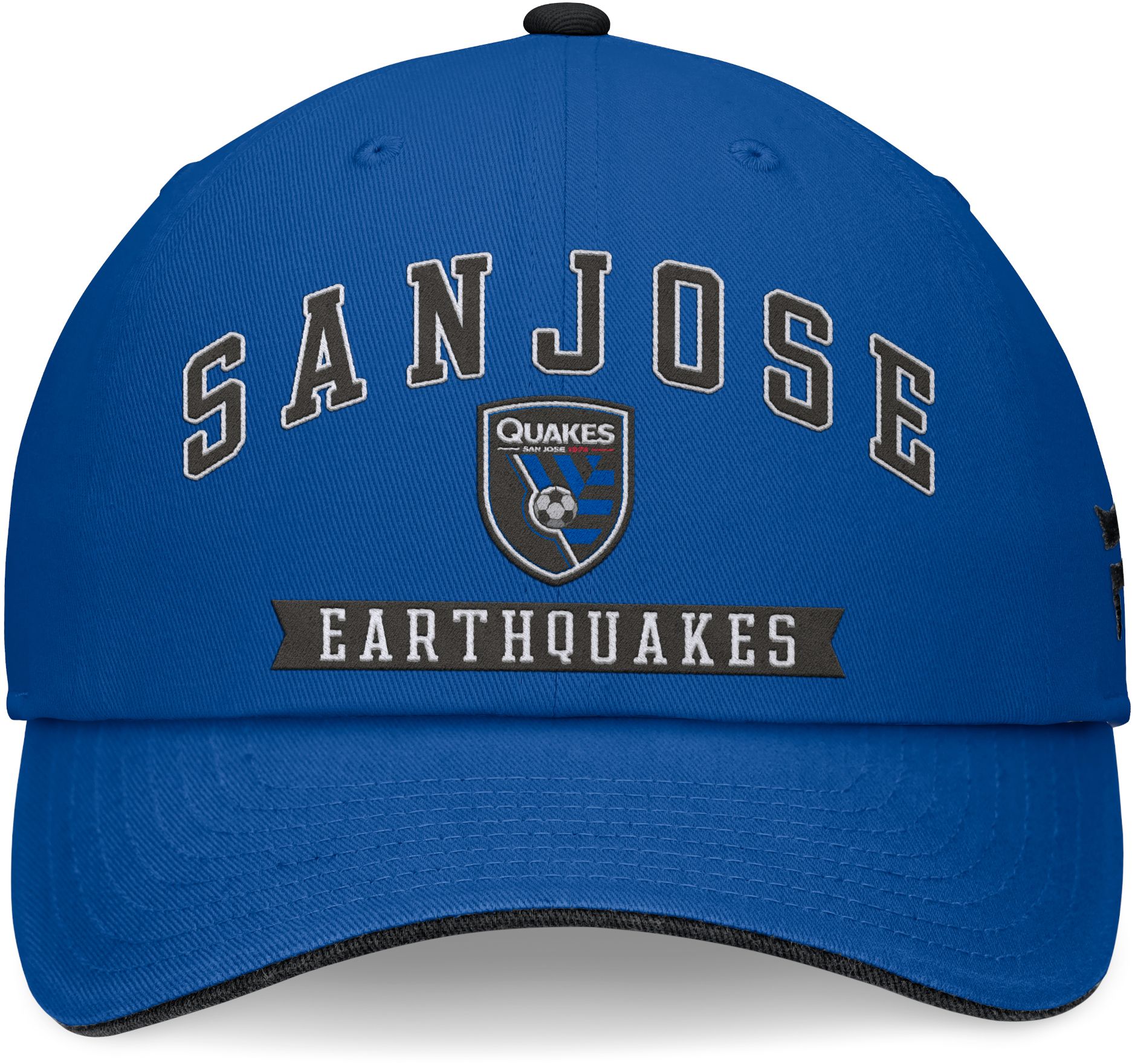 MLS Adult San Jose Earthquakes Old School Blue Unstructured Adjustable Hat