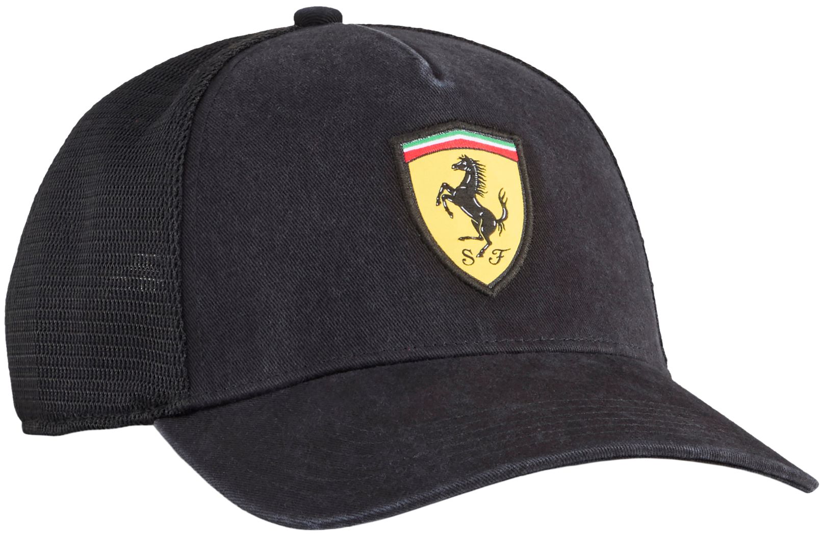 PUMA Men's F1 Ferrari Black Adjustable Trucker Hat product image