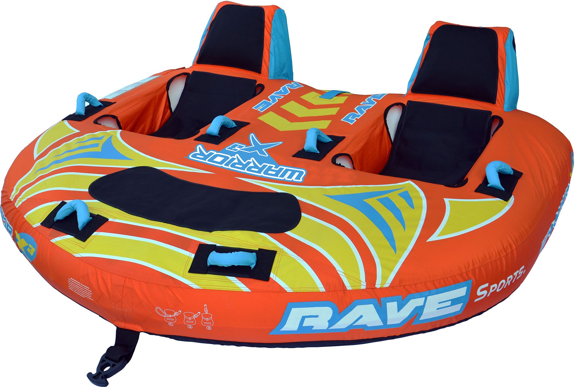 Rave Sports Warrior X3 3-Person Towable Tube product image