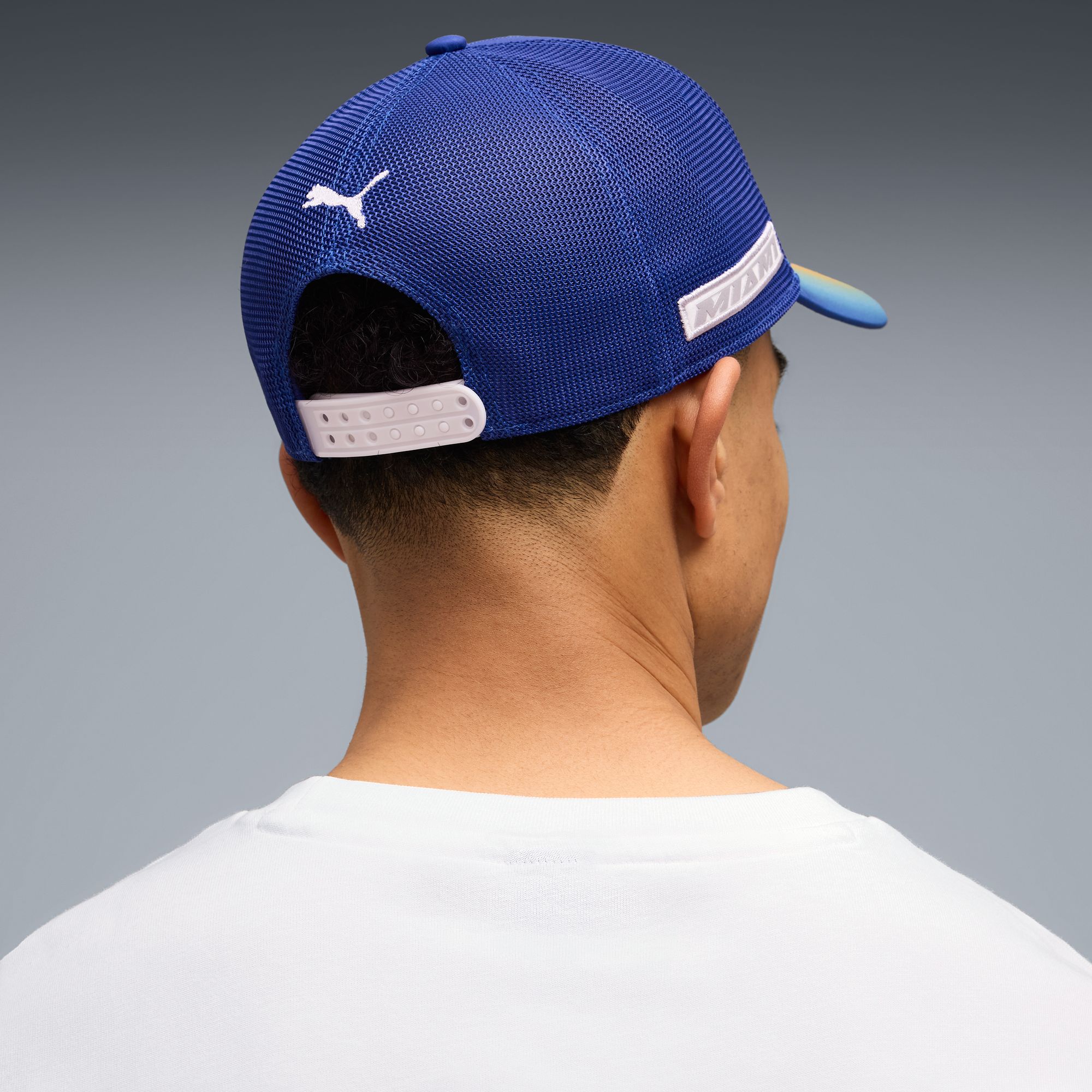 PUMA Men's F1 Ferrari Miami Black Adjustable Trucker Hat product image