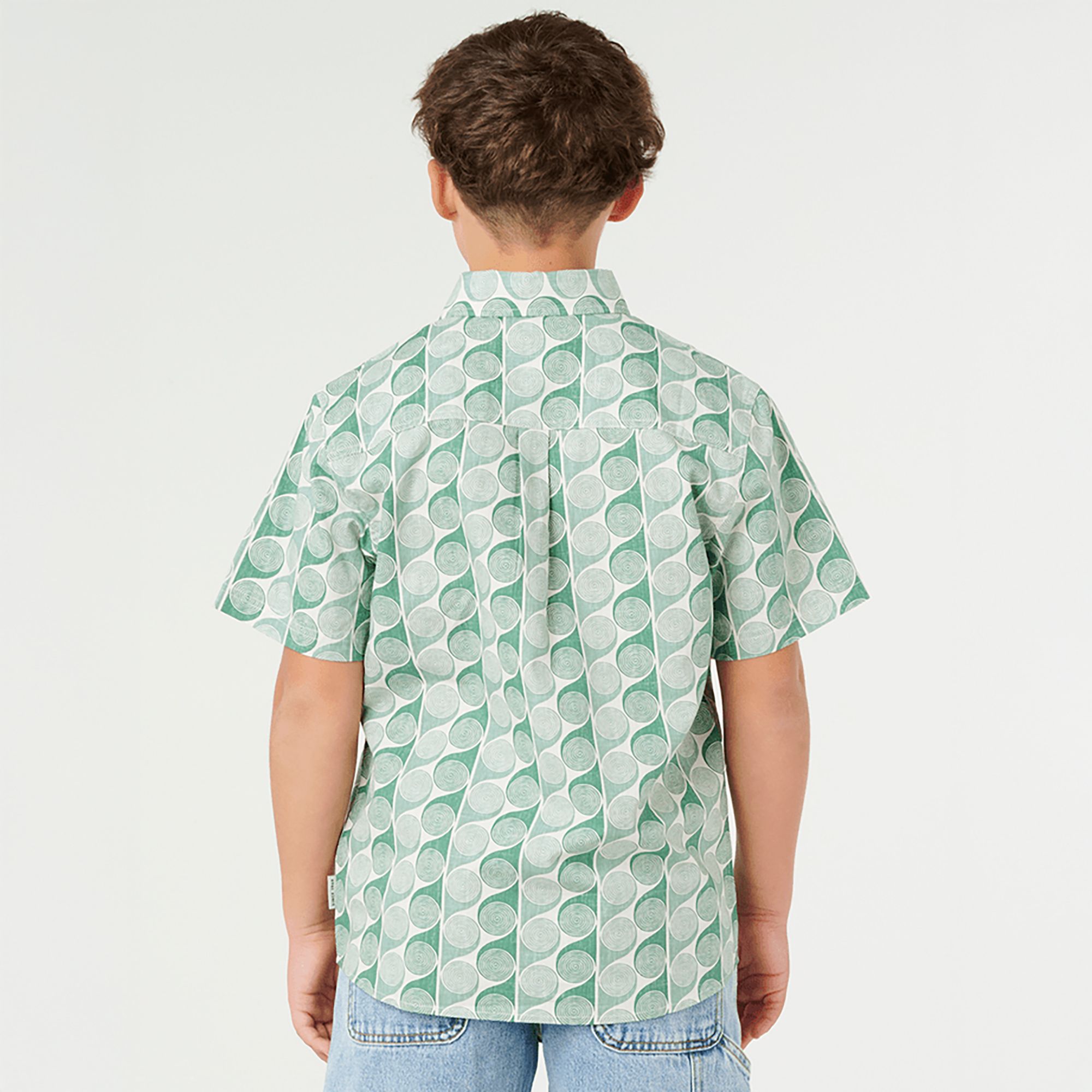 Rip Curl Boys' Artist of the Search Yardy Short-Sleeve Woven Shirt product image