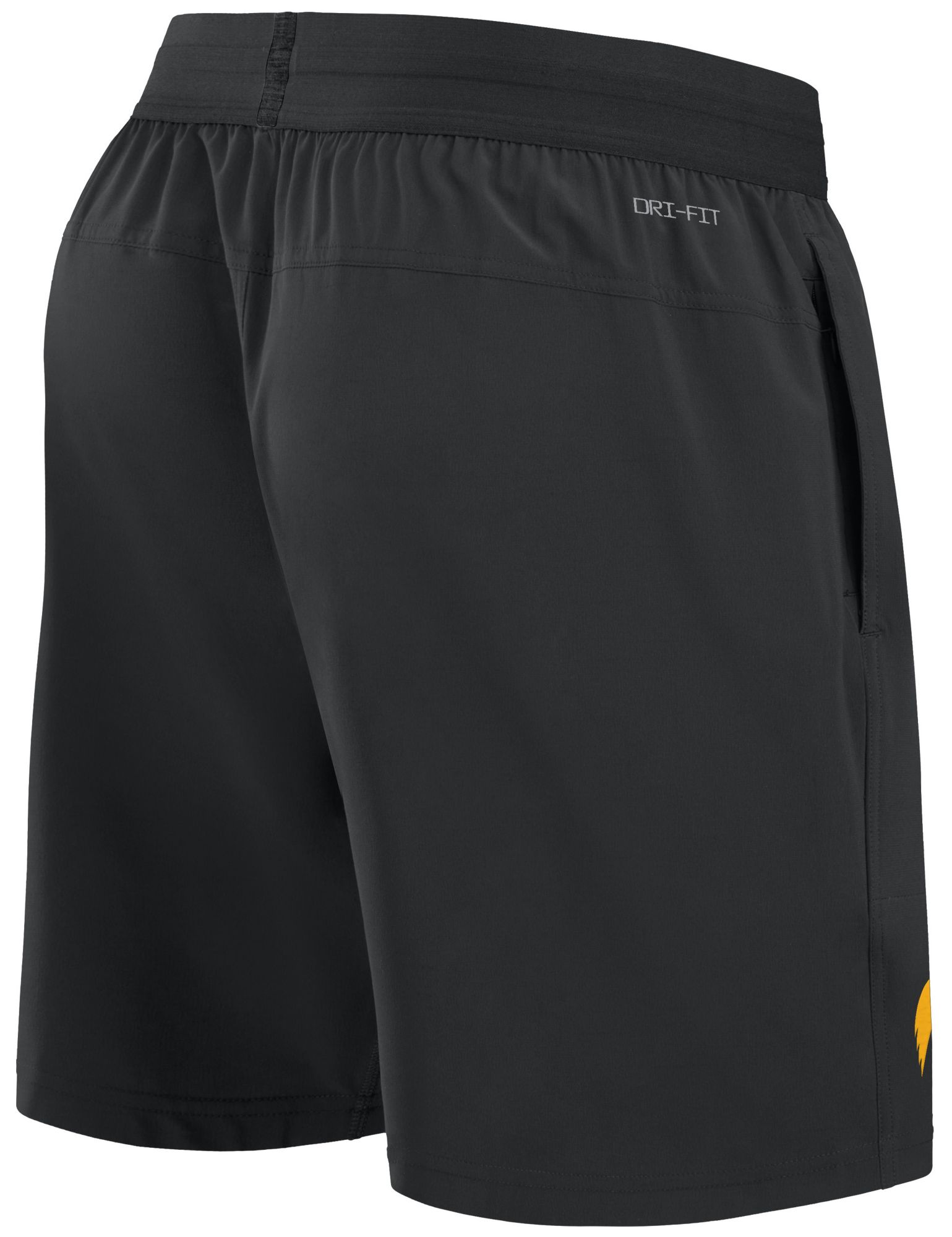 Nike Women's Iowa Hawkeyes Black Dri-FIT Woven Logo Shorts product image