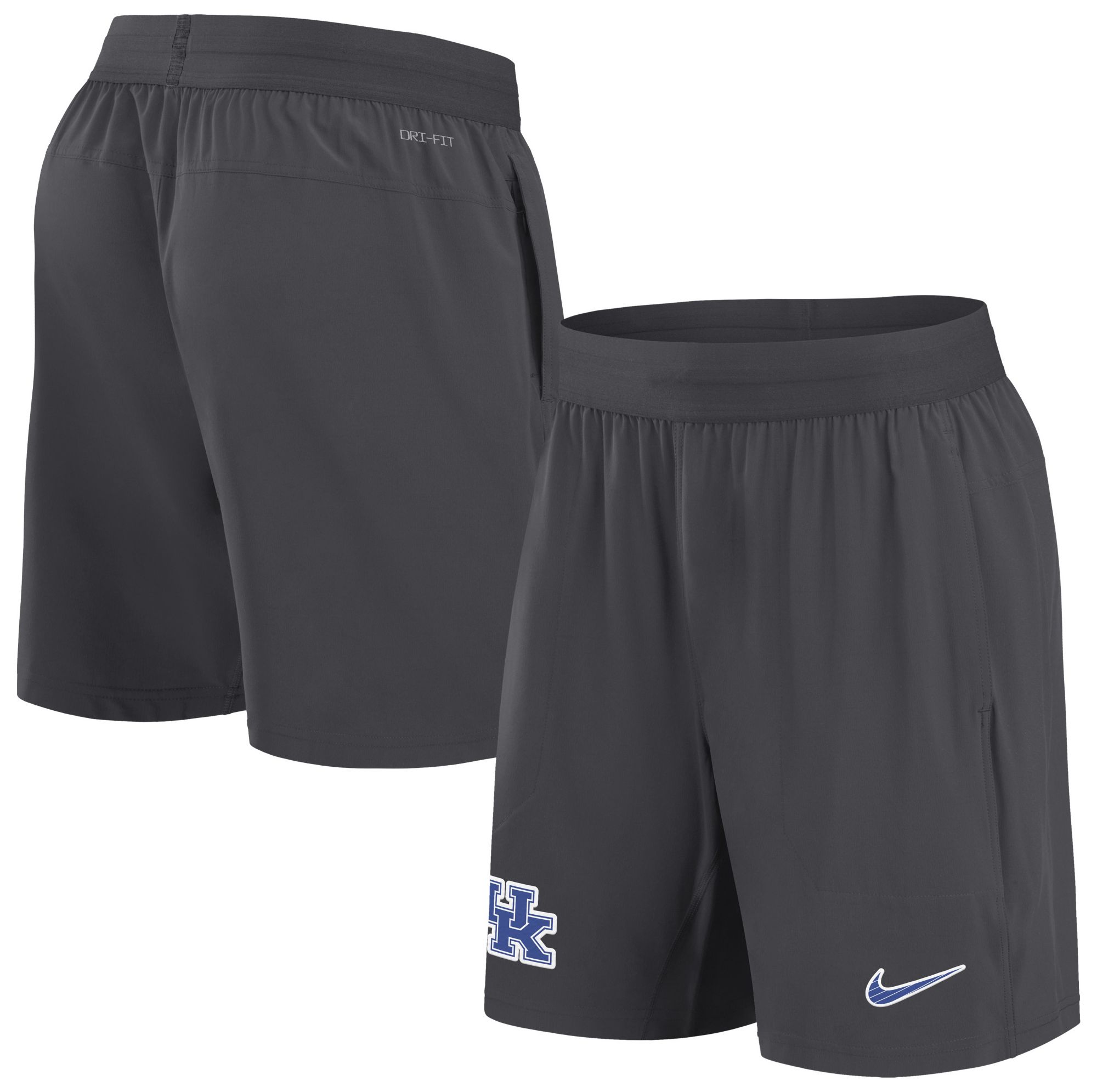 Nike Women's Kentucky Wildcats Anthracite Dri-FIT Woven Logo Shorts product image
