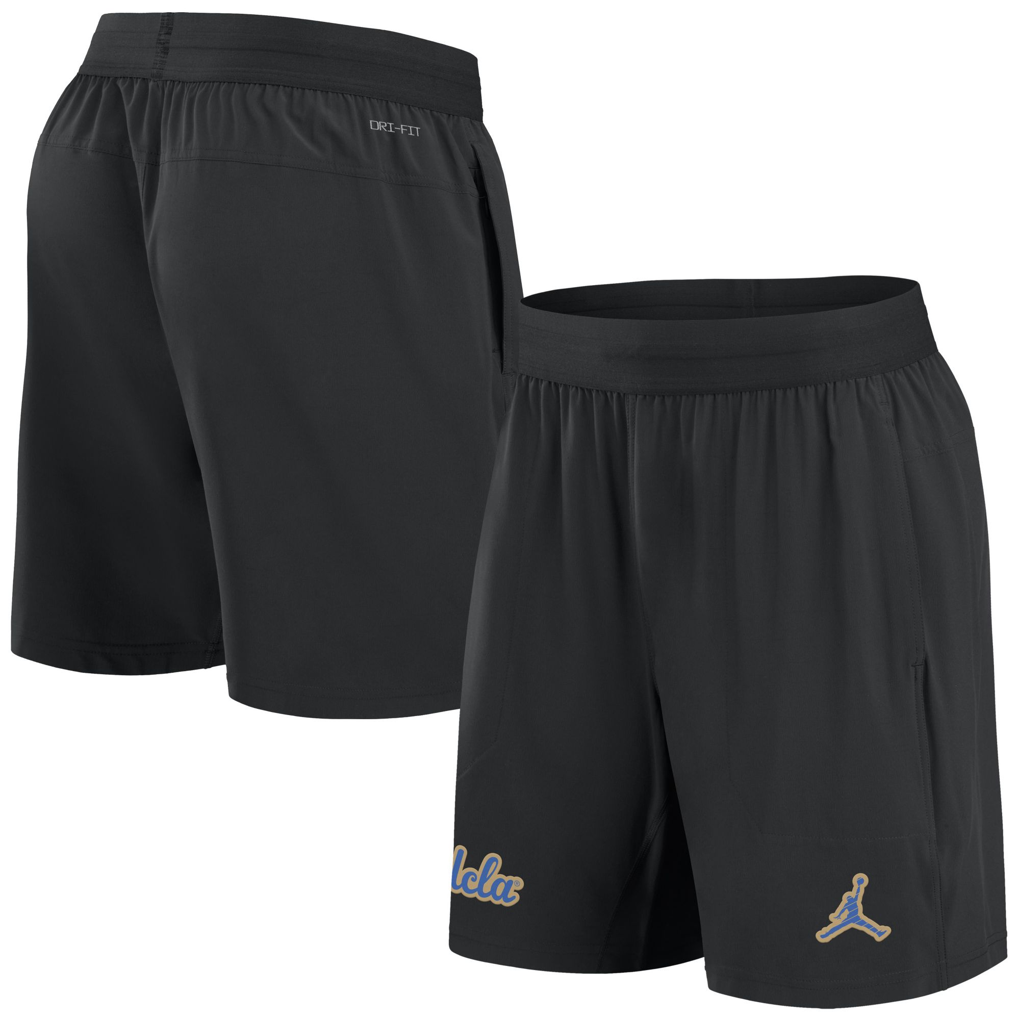 Jordan Women's UCLA Bruins Black Dri-FIT Woven Logo Shorts product image