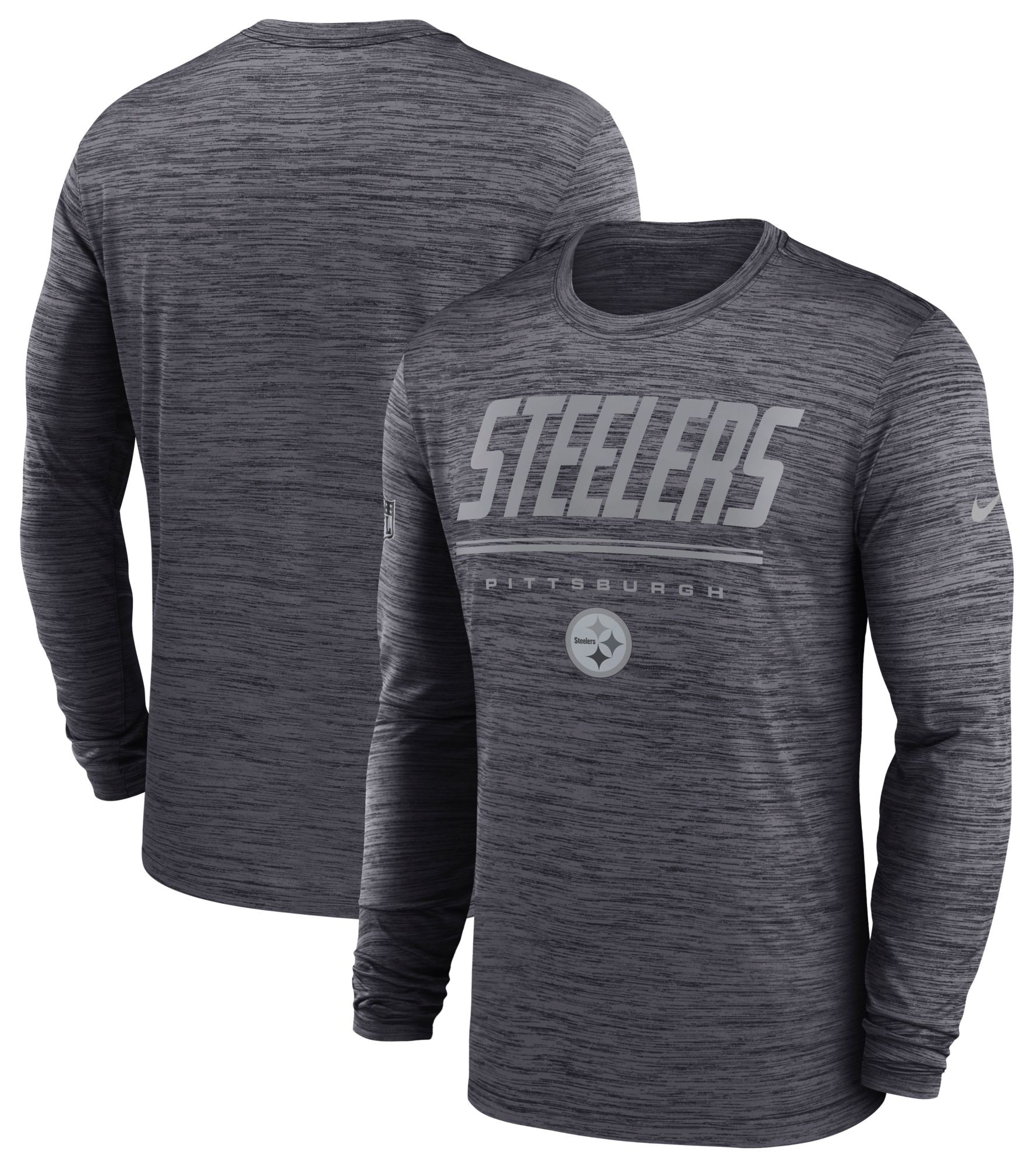 Nike Men's Pittsburgh Steelers Black Velocity Long Sleeve Shirt product image