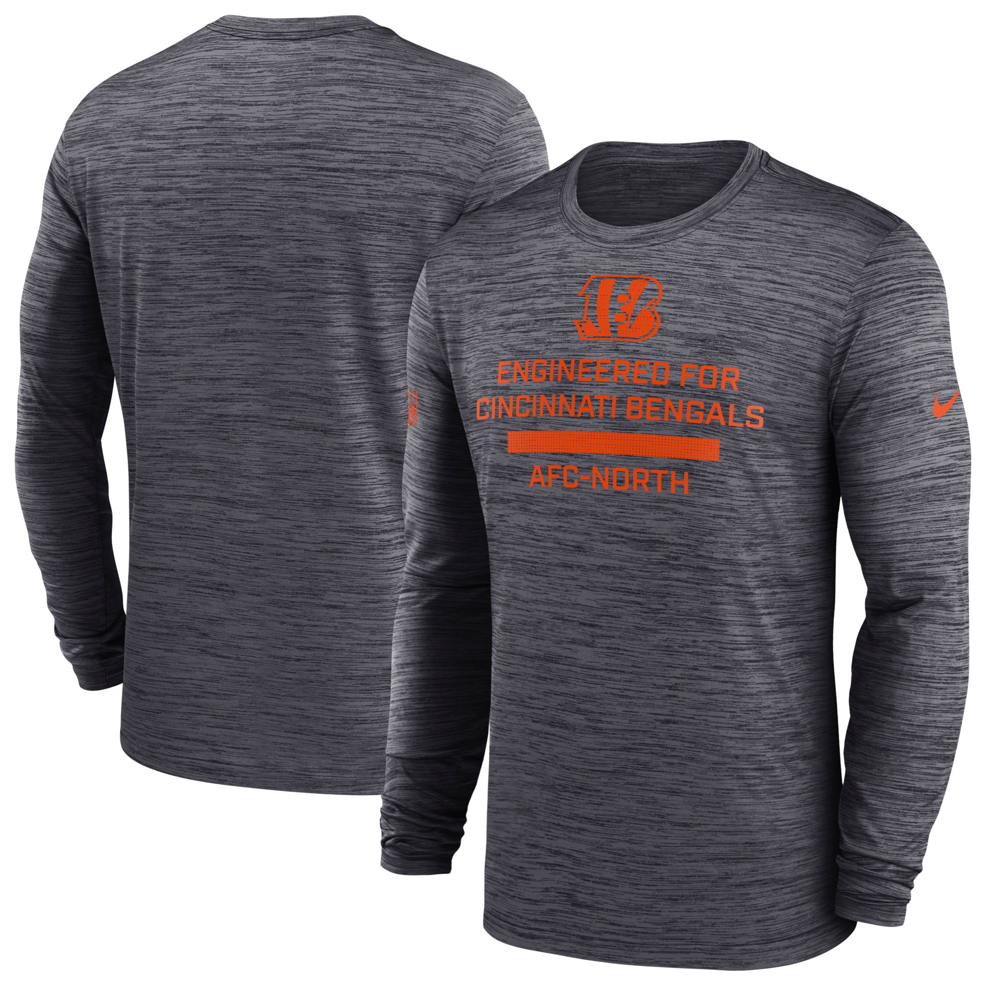 Nike Men's Cincinnati Bengals Black Velocity Long Sleeve T-Shirt product image