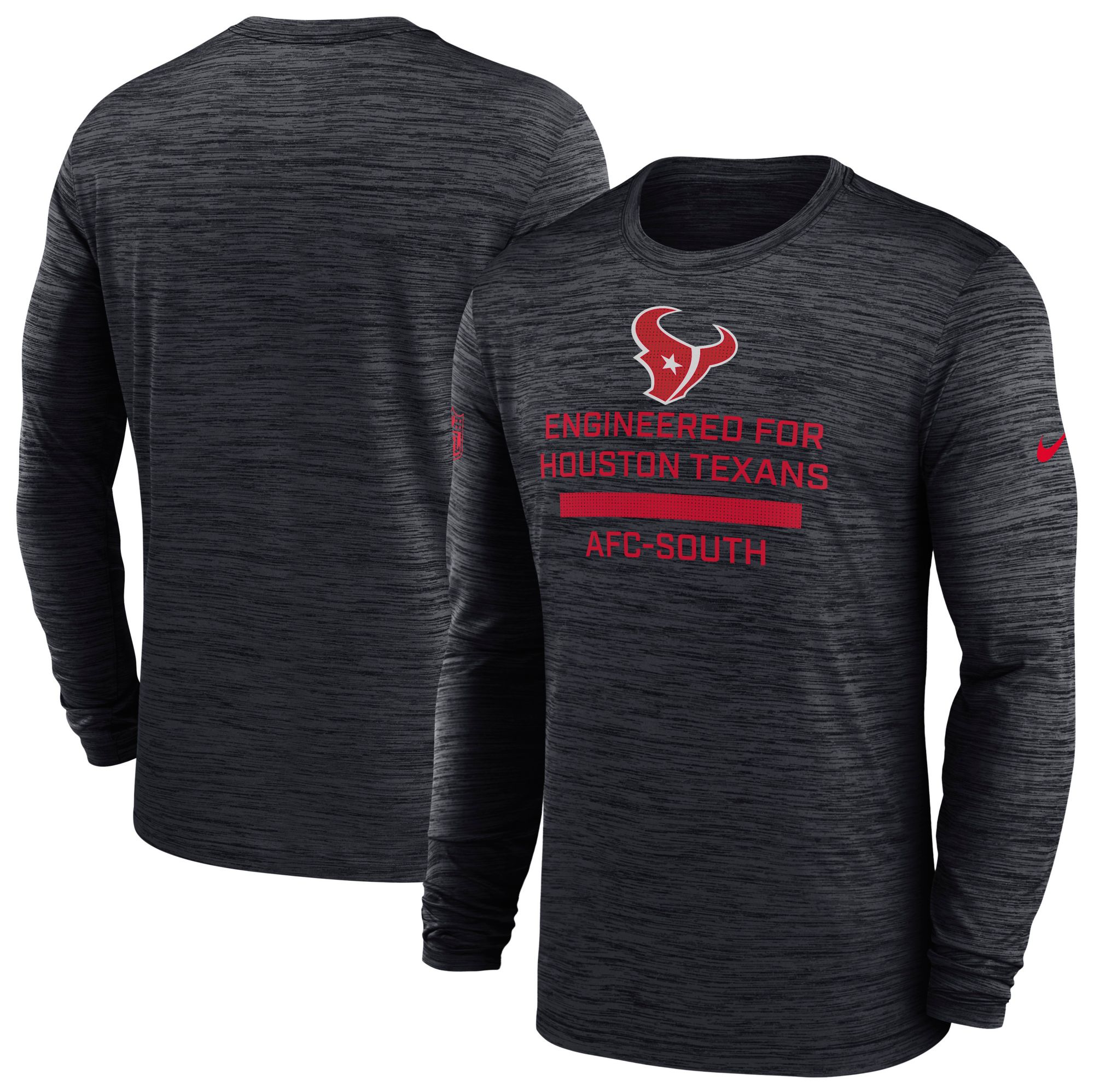 Nike Men's Houston Texans Pitch Blue Velocity Long Sleeve T-Shirt product image