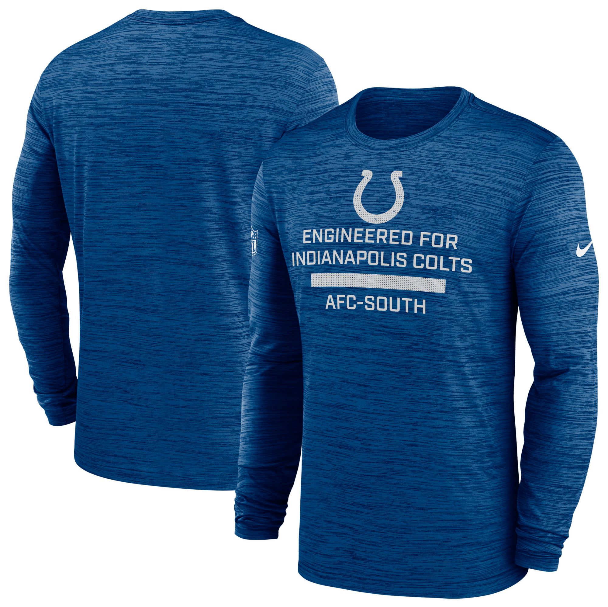 Nike Men's Indianapolis Colts Gym Blue Velocity Long Sleeve T-Shirt product image
