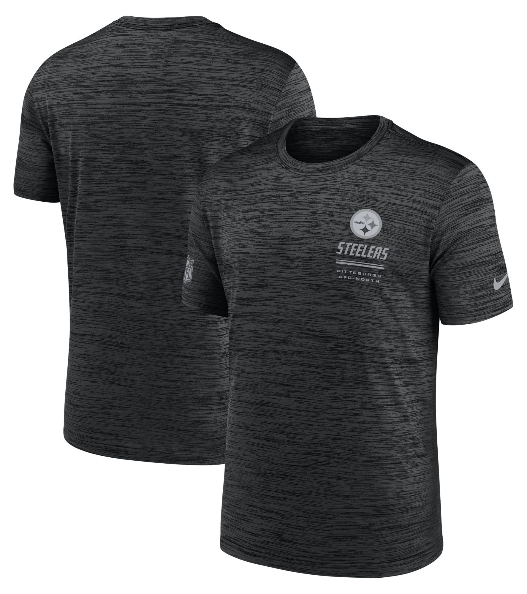 Nike Men's Pittsburgh Steelers Black Sideline Velocity T-Shirt product image