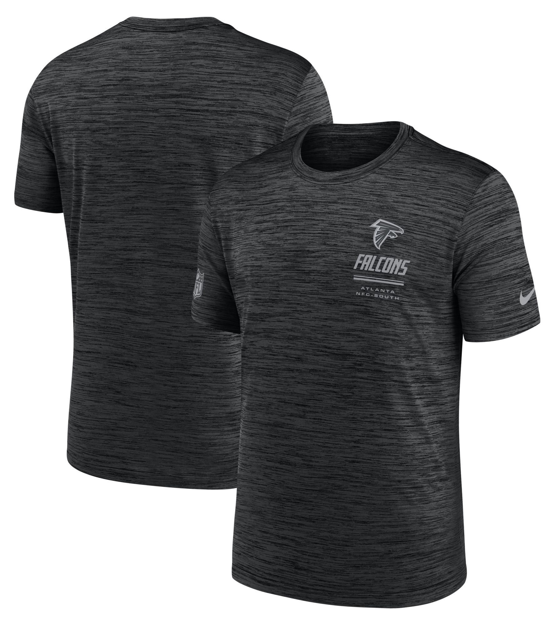 Nike Men's Atlanta Falcons Black Sideline Velocity T-Shirt product image