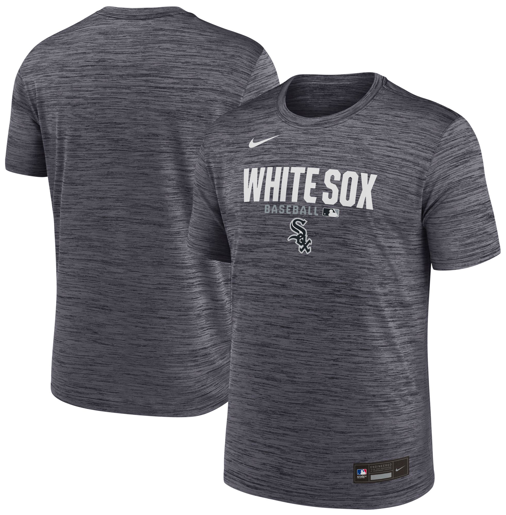 Nike Men's Chicago White Sox Black Authentic Collection Velocity T-Shirt product image