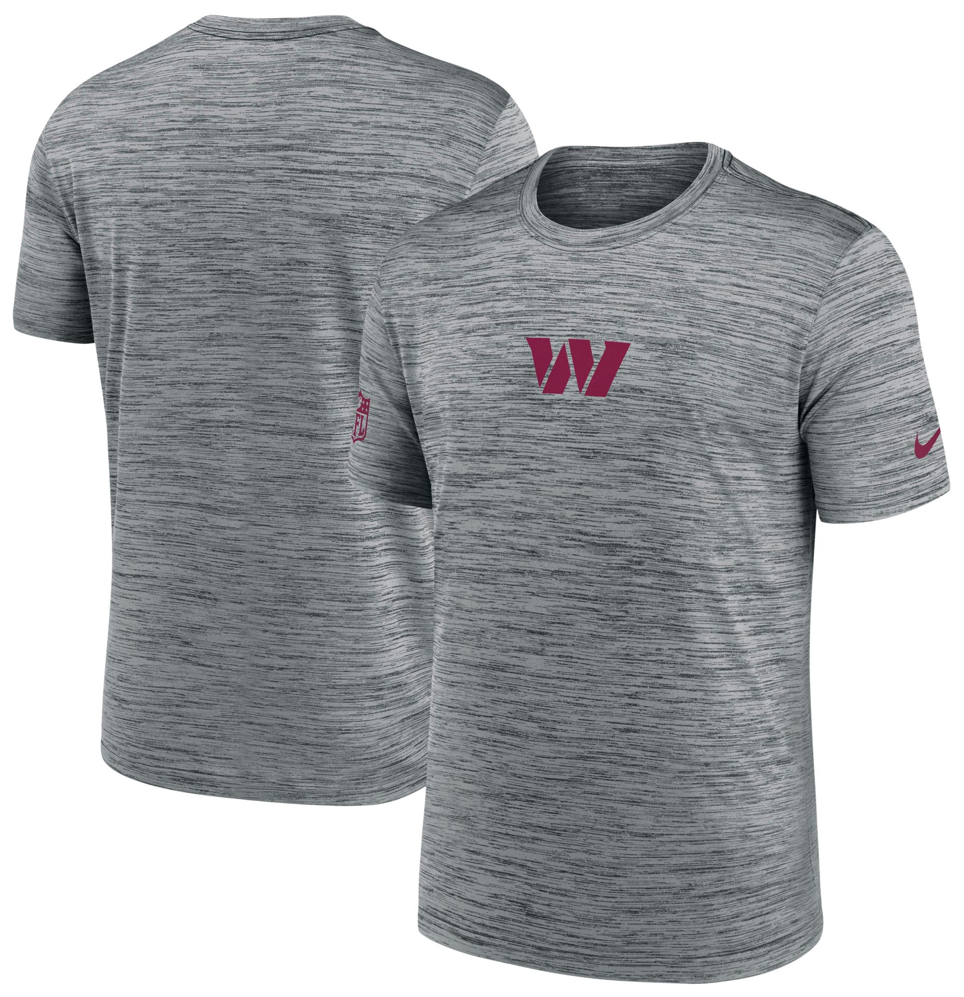 Nike Men's Washington Commanders Dark Grey Heather Velocity T-Shirt product image