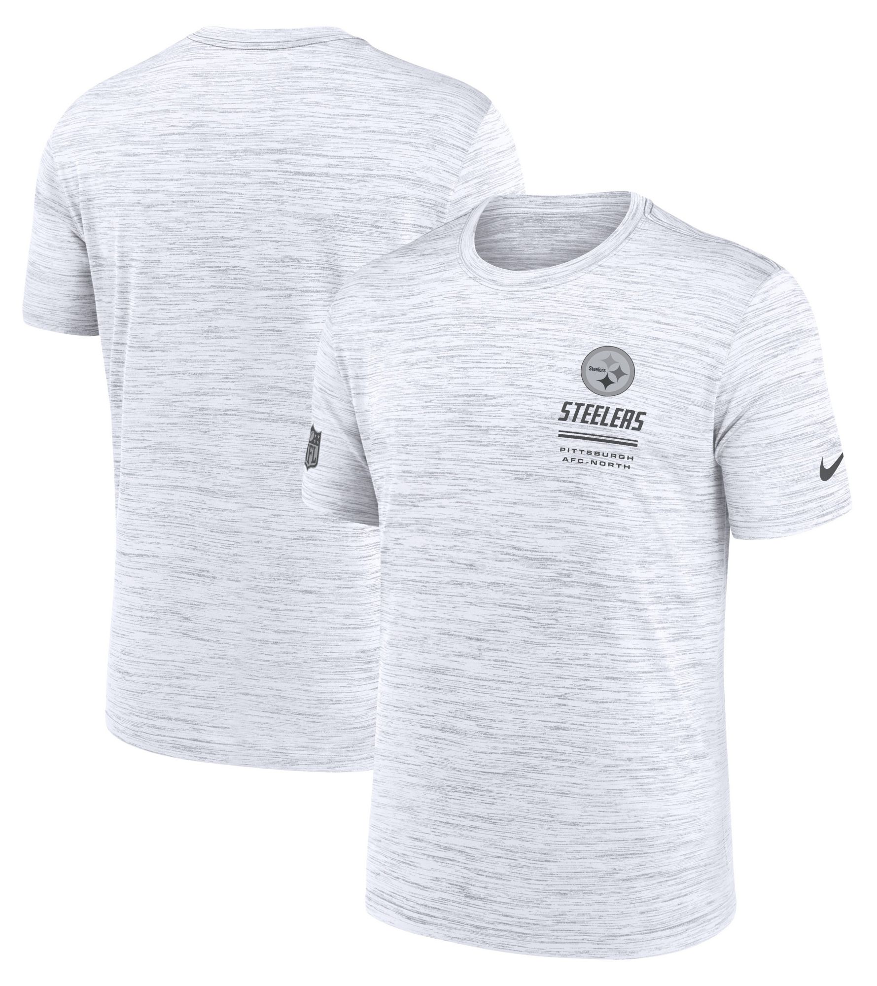 Nike Men's Pittsburgh Steelers White Sideline Velocity T-Shirt product image